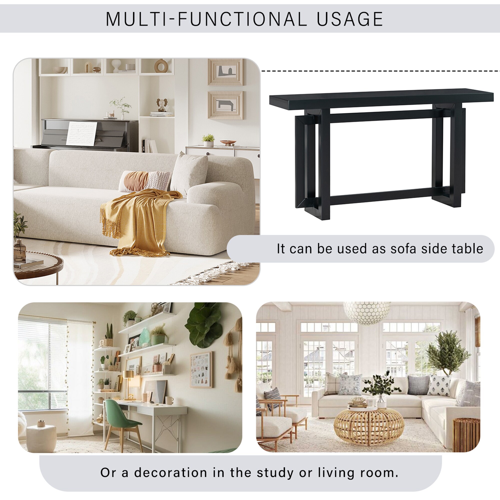 SINOFURN SYA020299BN Console-Sofa-Tables - View #8