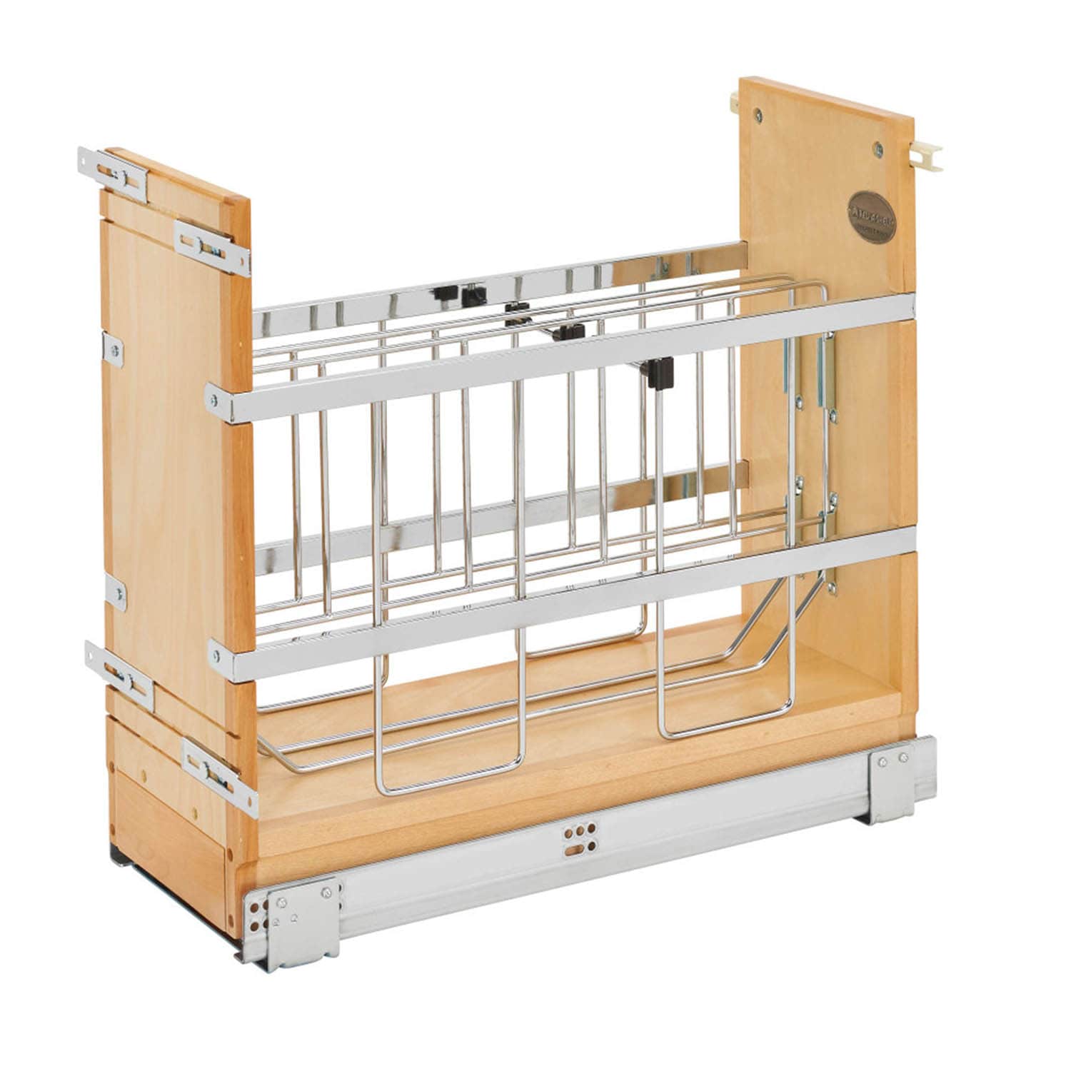 Wooden Vertical Cabinet Tray Divider & Organizer