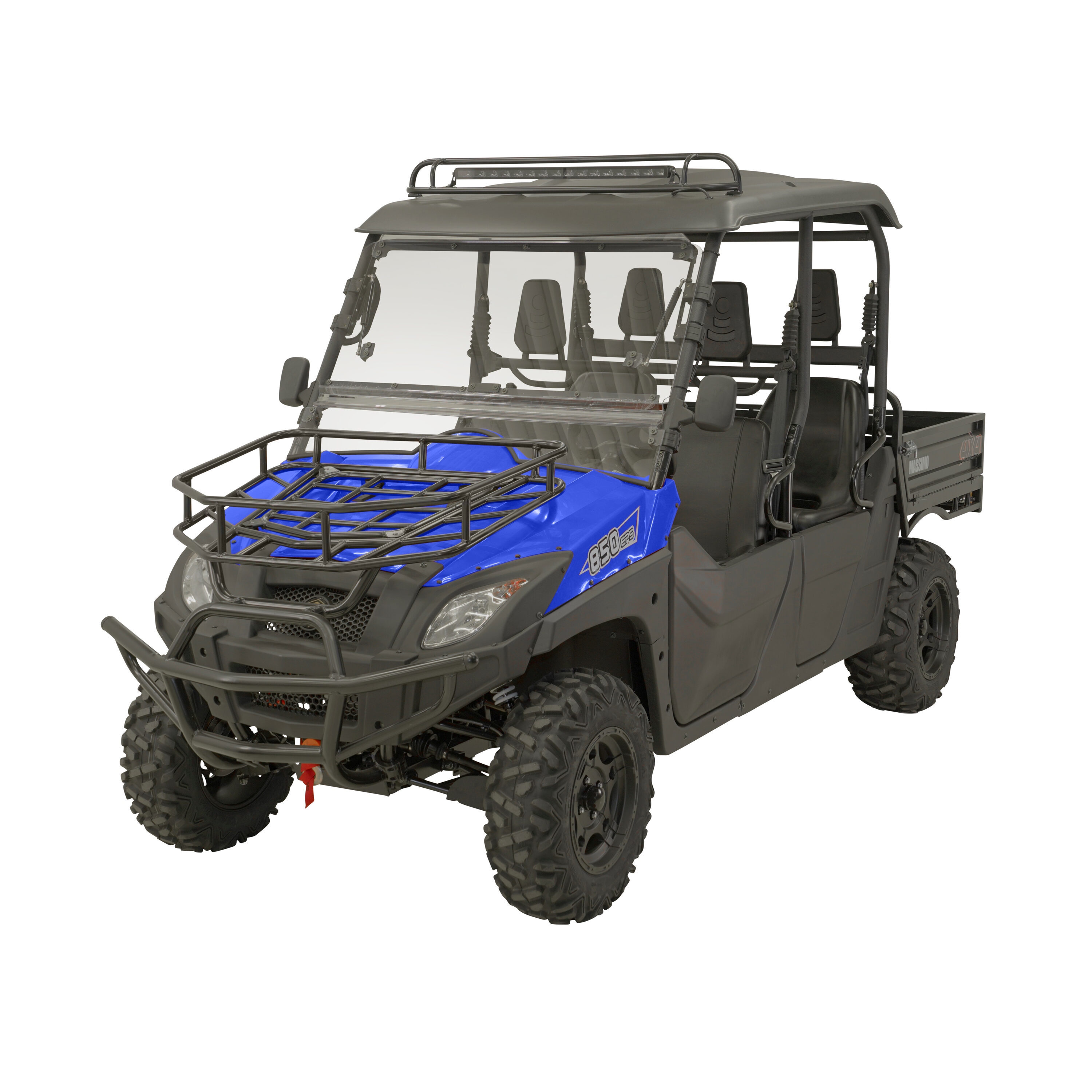 Massimo 5 Seat Gas UTV with Tilting Cargo Bed and Windshield - Max 