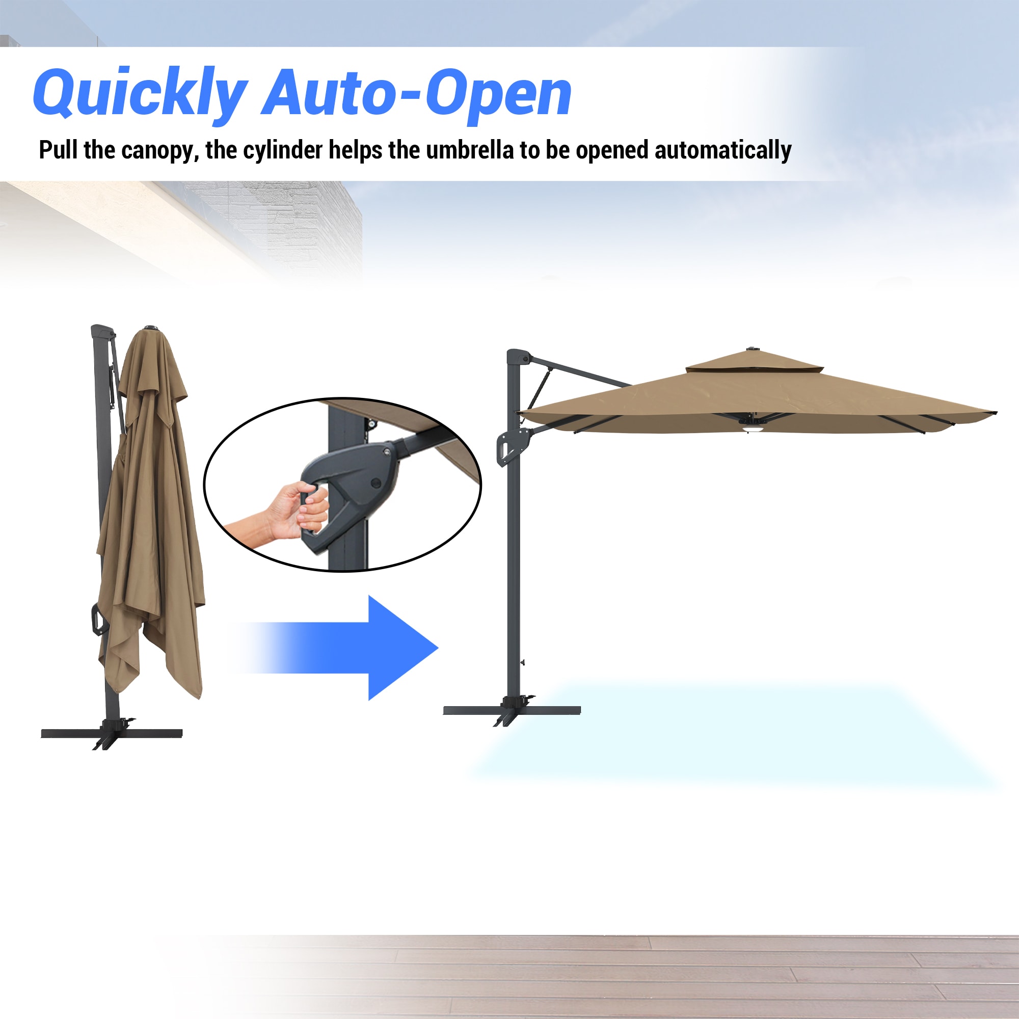 CASAINC CA-11RDLED Umbrellas-2 - View #4