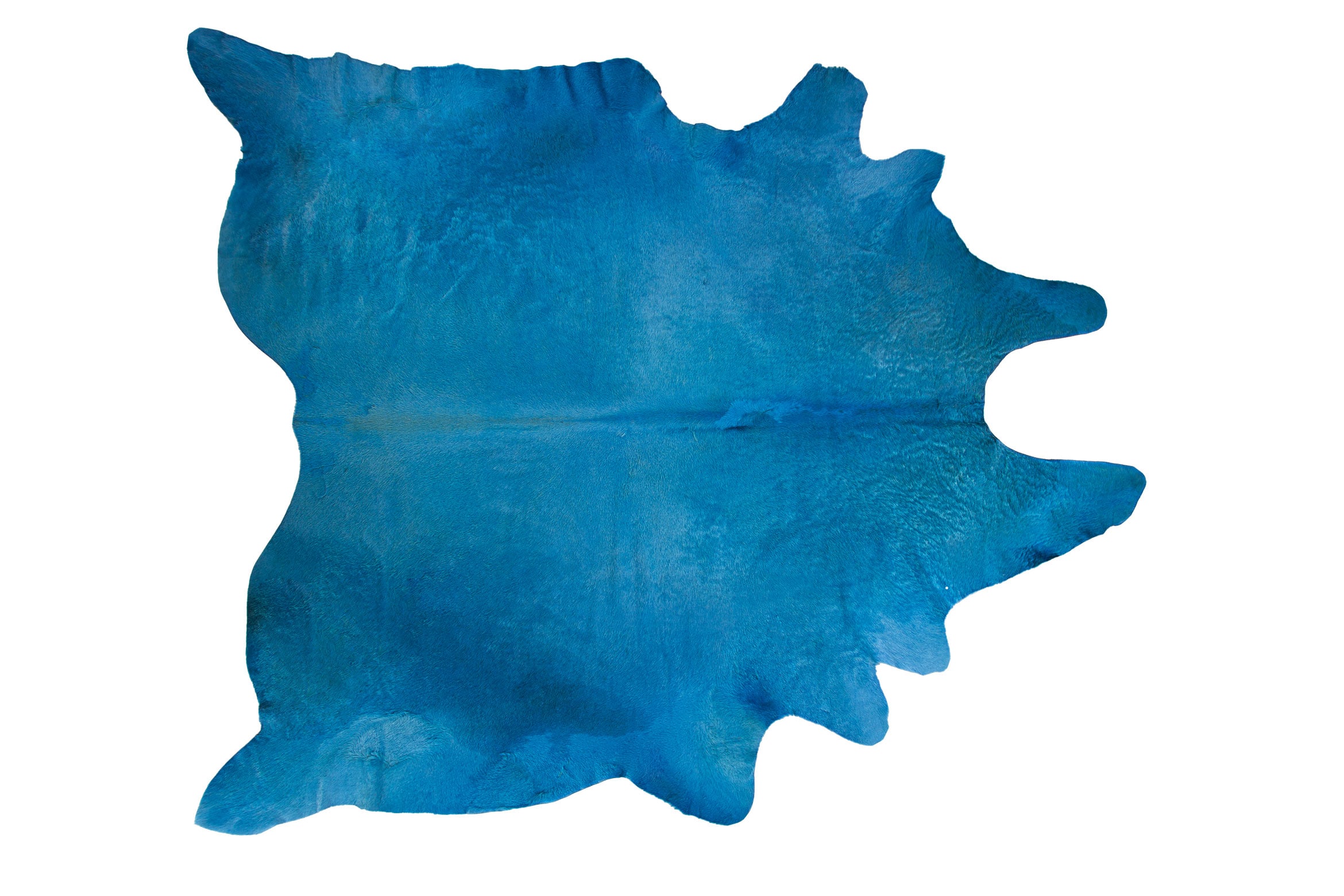 HomeRoots 317333 Josephine 5 x 7 (ft) Cowhide Blue Irregular Indoor Area rug