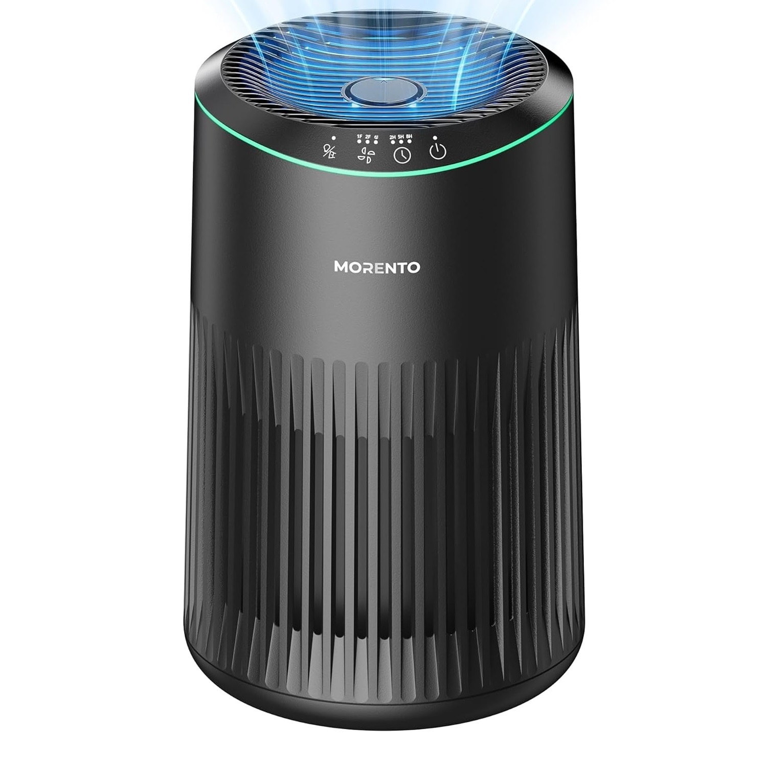 MORENTO MRUS2566BK01P 3 -Speed Black HEPA Air Purifier (Covers: 225-sq ft )