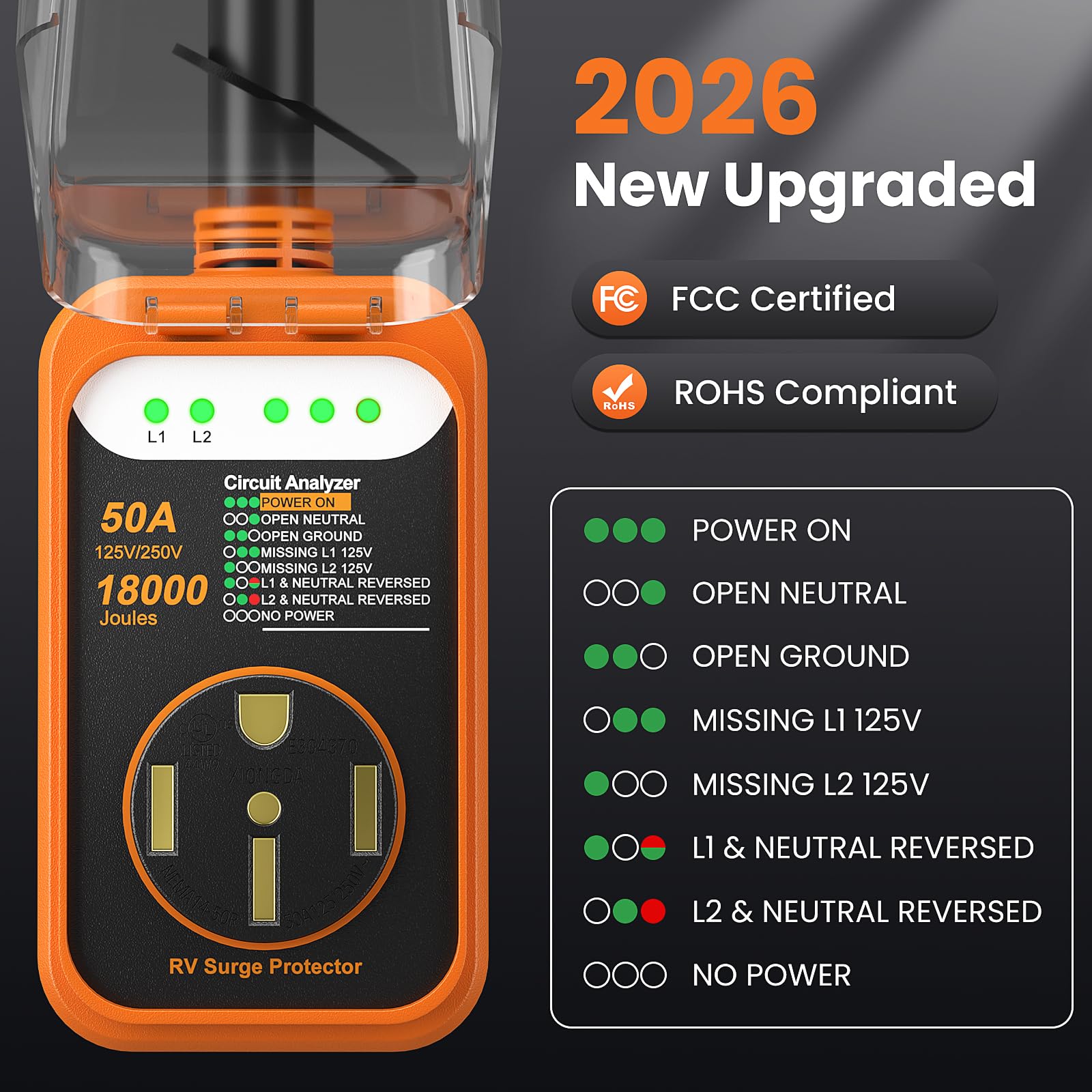 AOIZGMY LAZ0827Z0048 Surge-Protectors - View #2