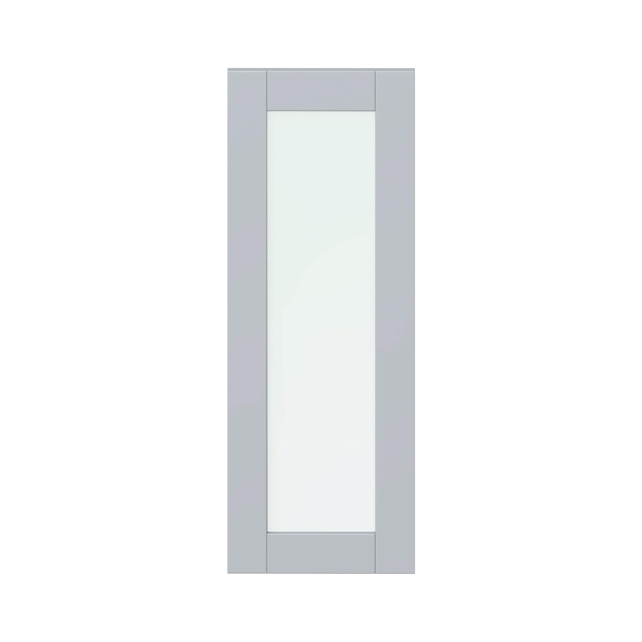 Hugo&Borg DSGDR1335-CH Charlesberg 13-in W x 35-in H Light Gray Laminate Shaker Wall cabinet door (Fits 15-in wall box )