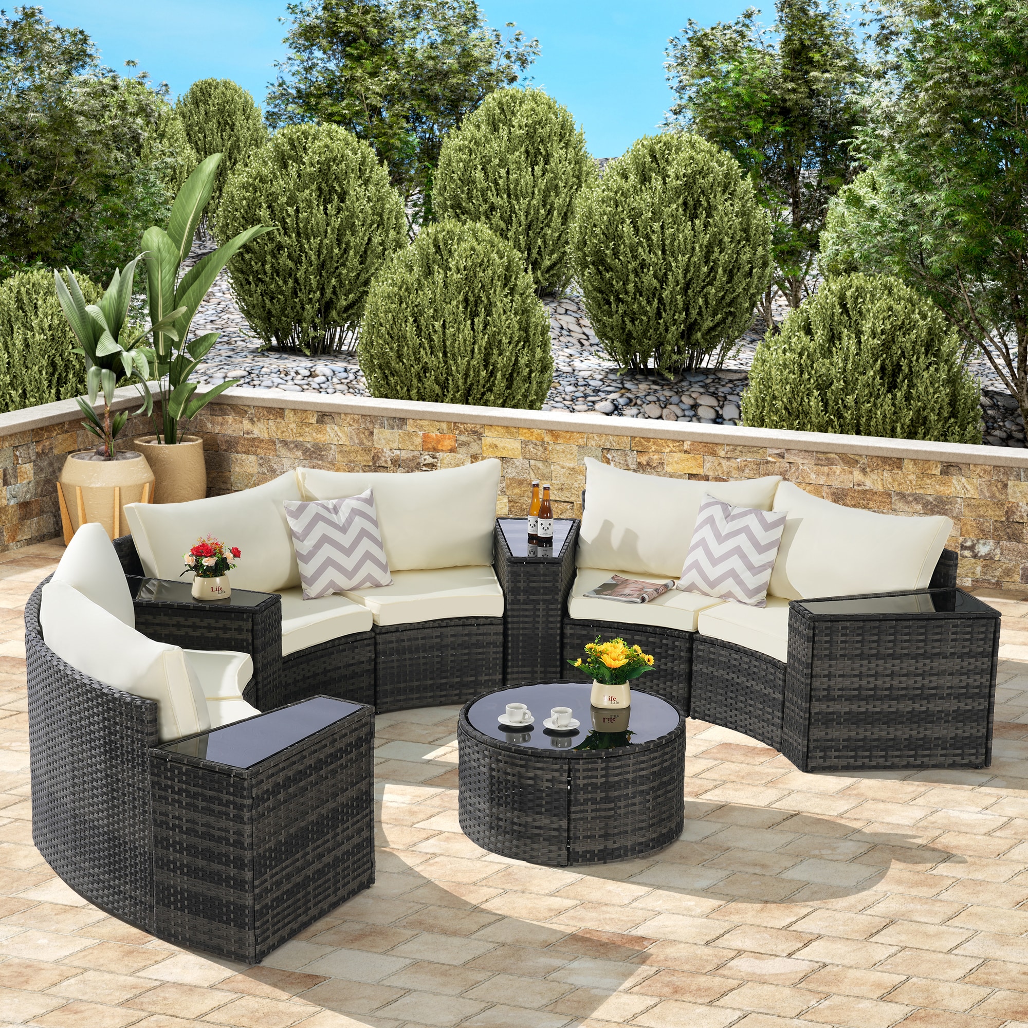 SINOFURN SYB670030BG Patio-Sofas-Daybeds - View #2