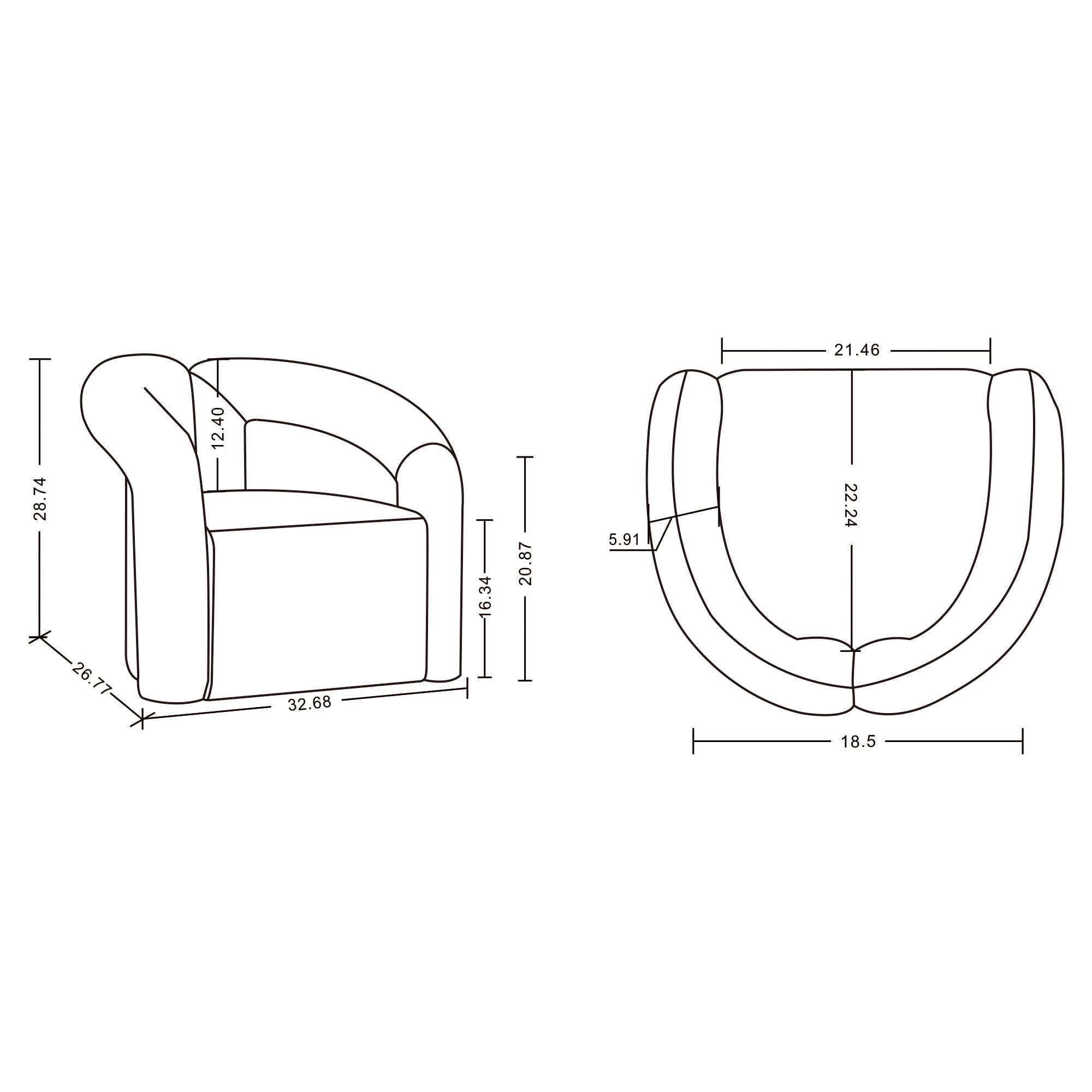 Manhattan Comfort 2-AC061-BK chairs - View #3