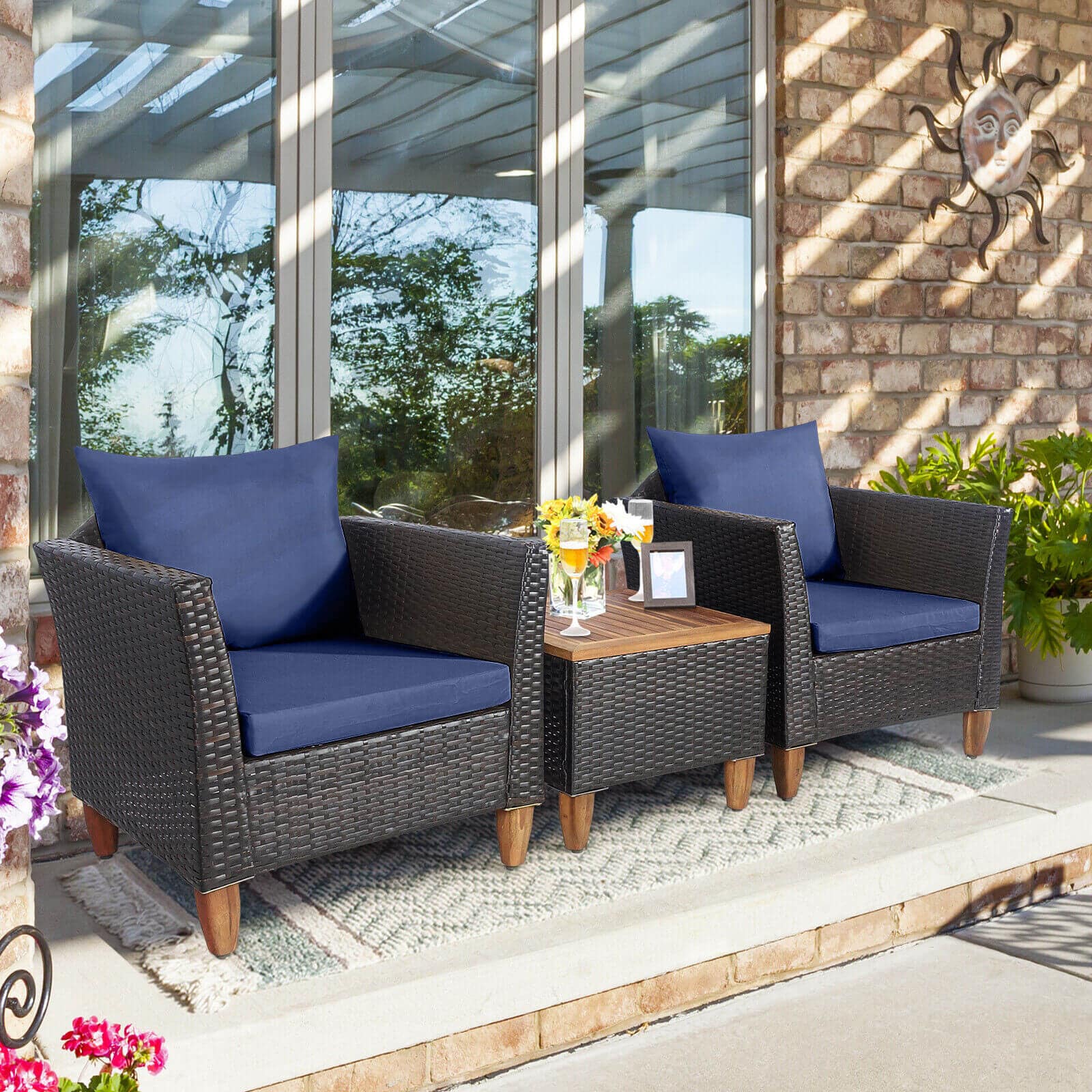 Forclover HBV-9383NY Patio-Conversation-Sets - View #2