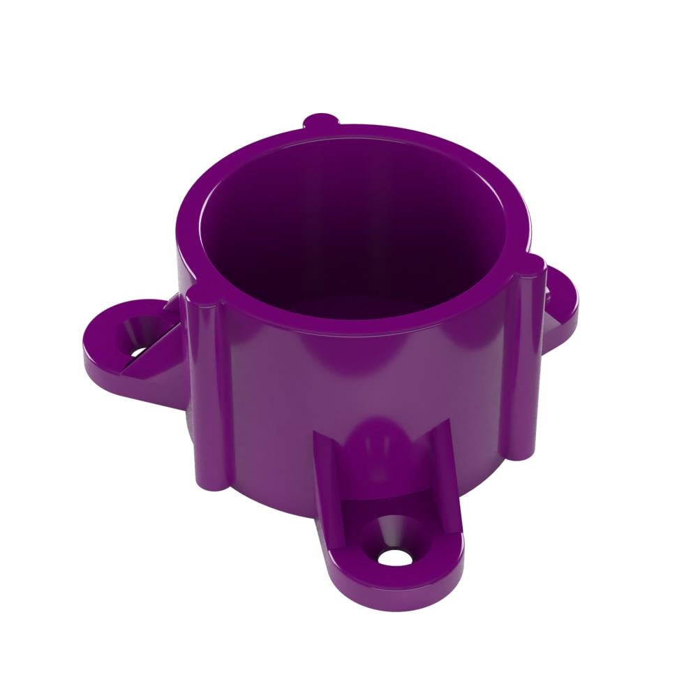 PVC Pipeworks 125-TC-P-10 1-1/4-in Schedule 40 PVC Adapter Cap in Purple (10-pack)