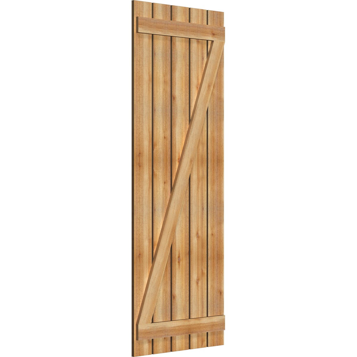 Ekena Millwork RBS06Z29X076RWR Exterior-Shutters - View #2