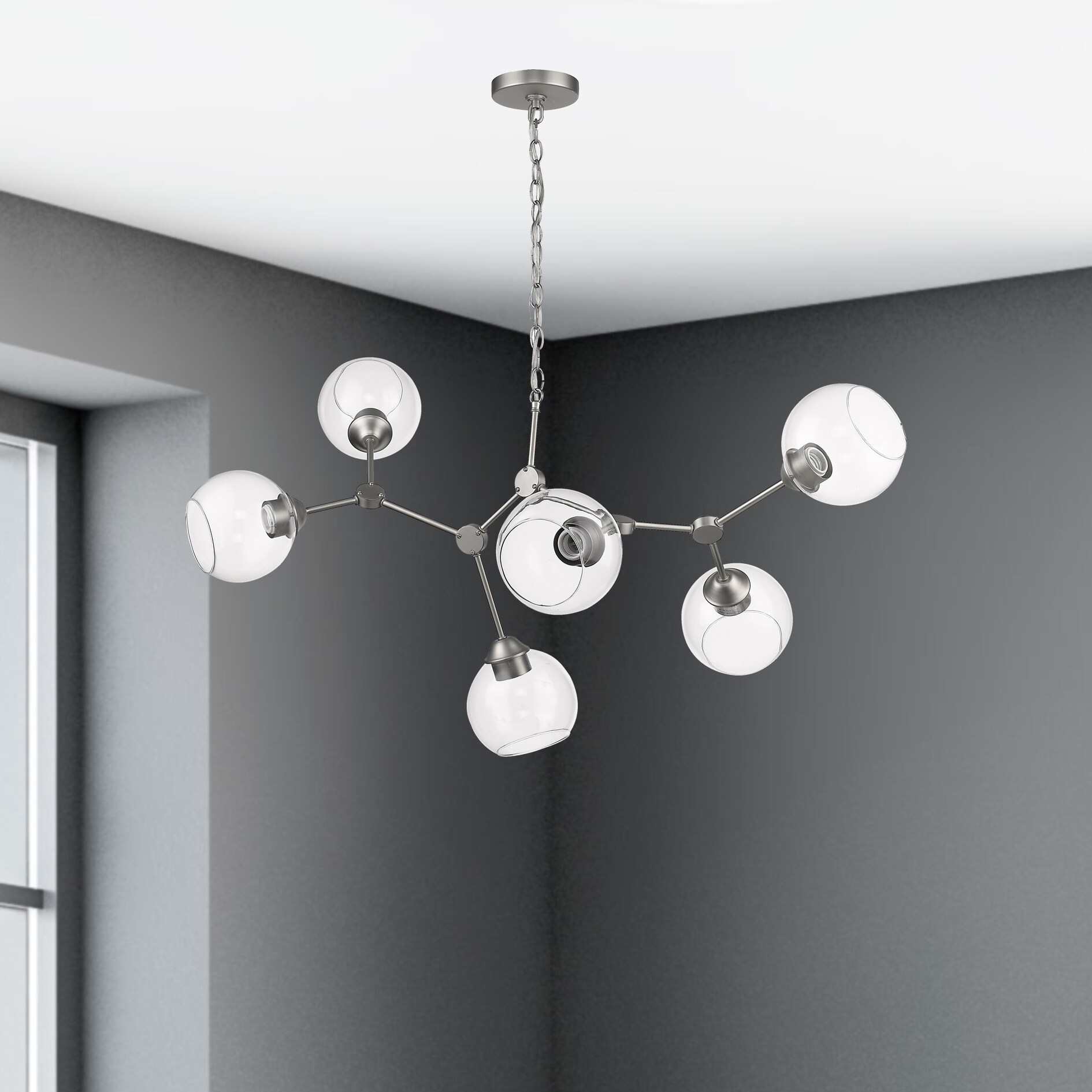 Whitfield Lighting CH5711SIDE-6SN b090015 - View #4