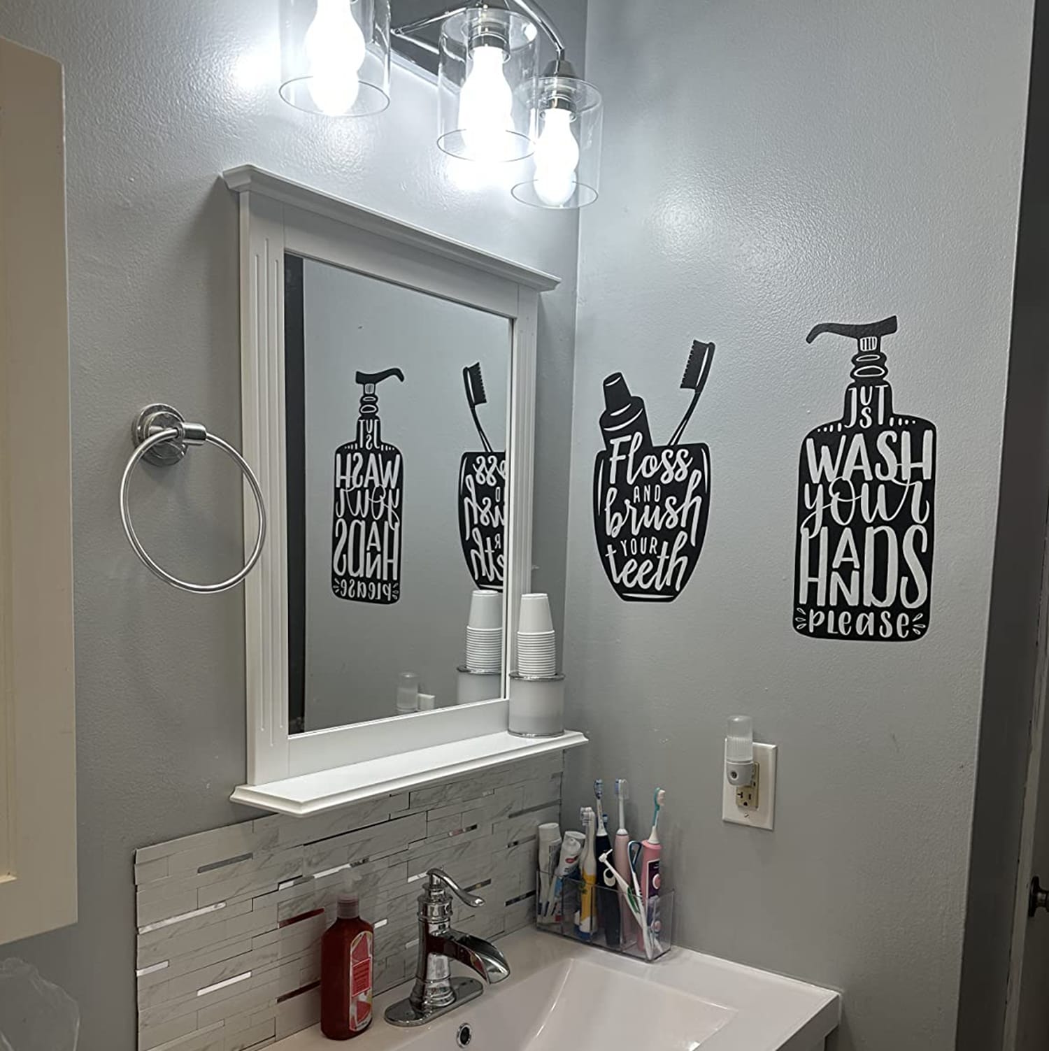 Forclover HYFC-BA553WH Framed-Bath-Mirrors - View #11