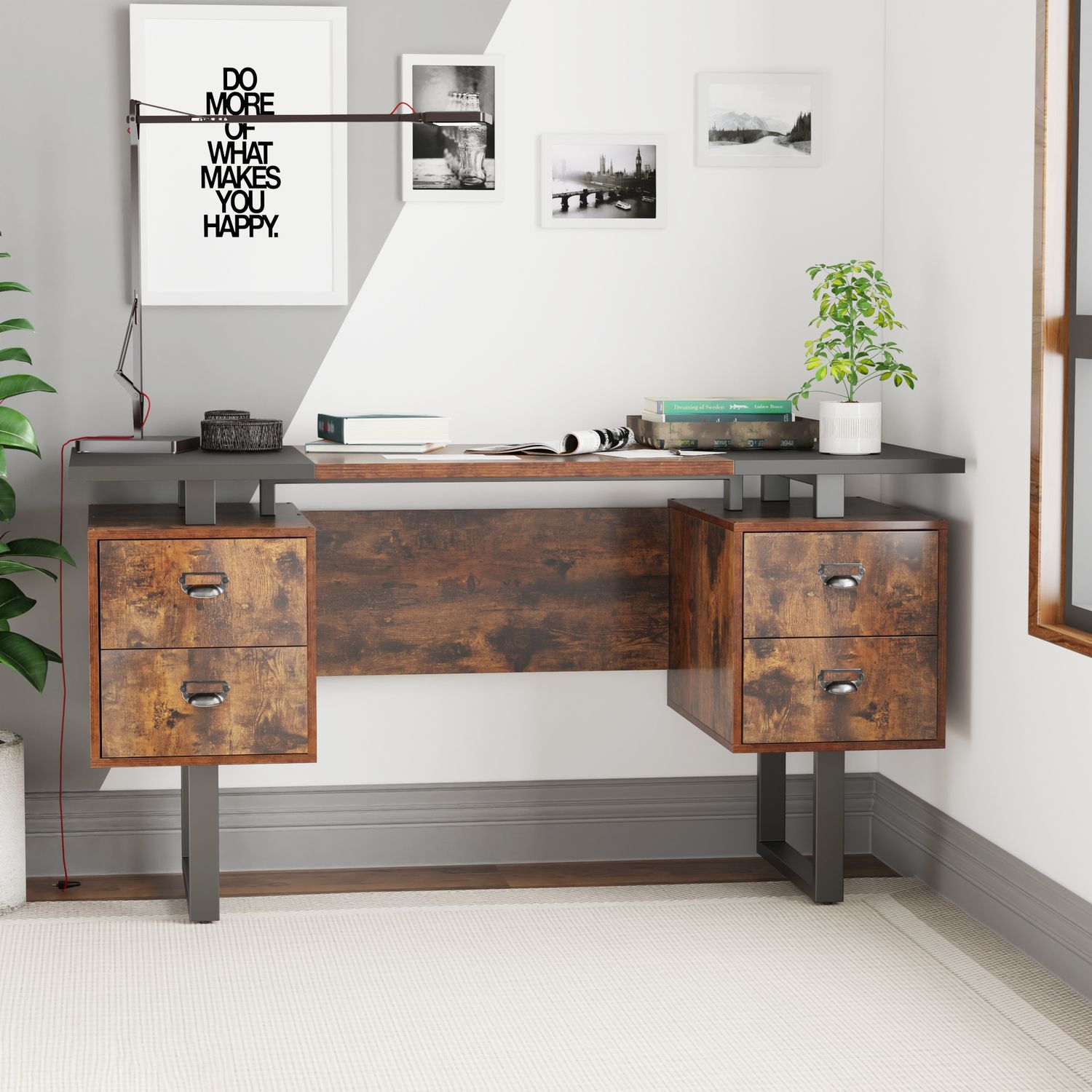 JASMODER CTSZ-20401-CM 23.62-Inches Multiple colors/finishes Modern/Contemporary Writing desk