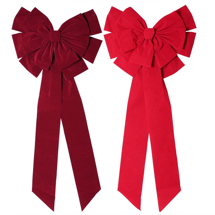 Holiday Living 6-Pack L x 6-in W Burlap Bow at