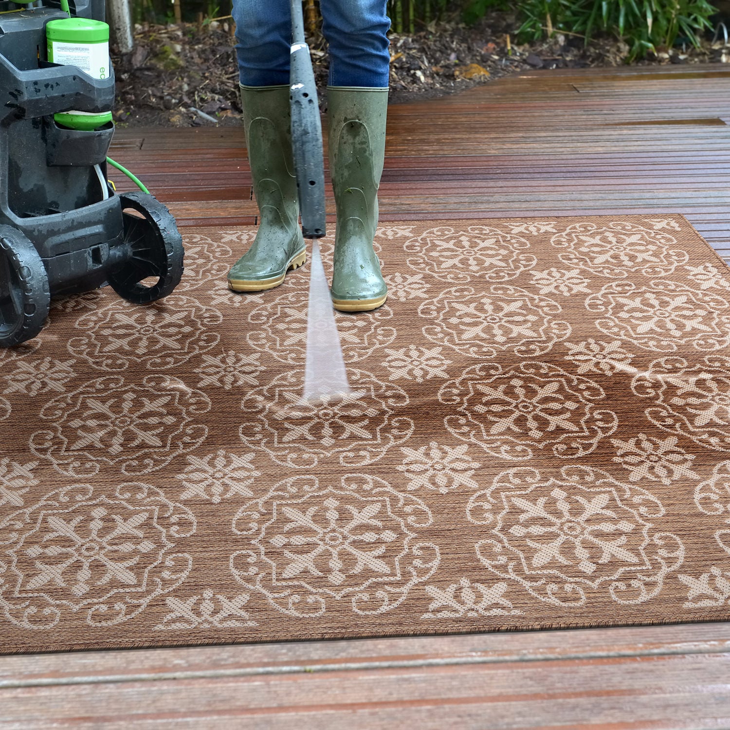 World Rug Gallery 119BROWN5X7 rugs - View #11