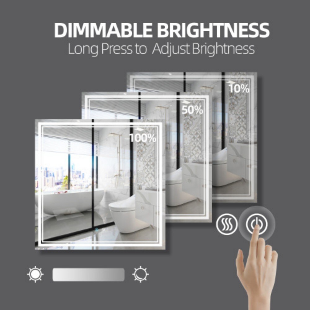 AAZJ BG-BR-3636-M Framed-Bath-Mirrors - View #3