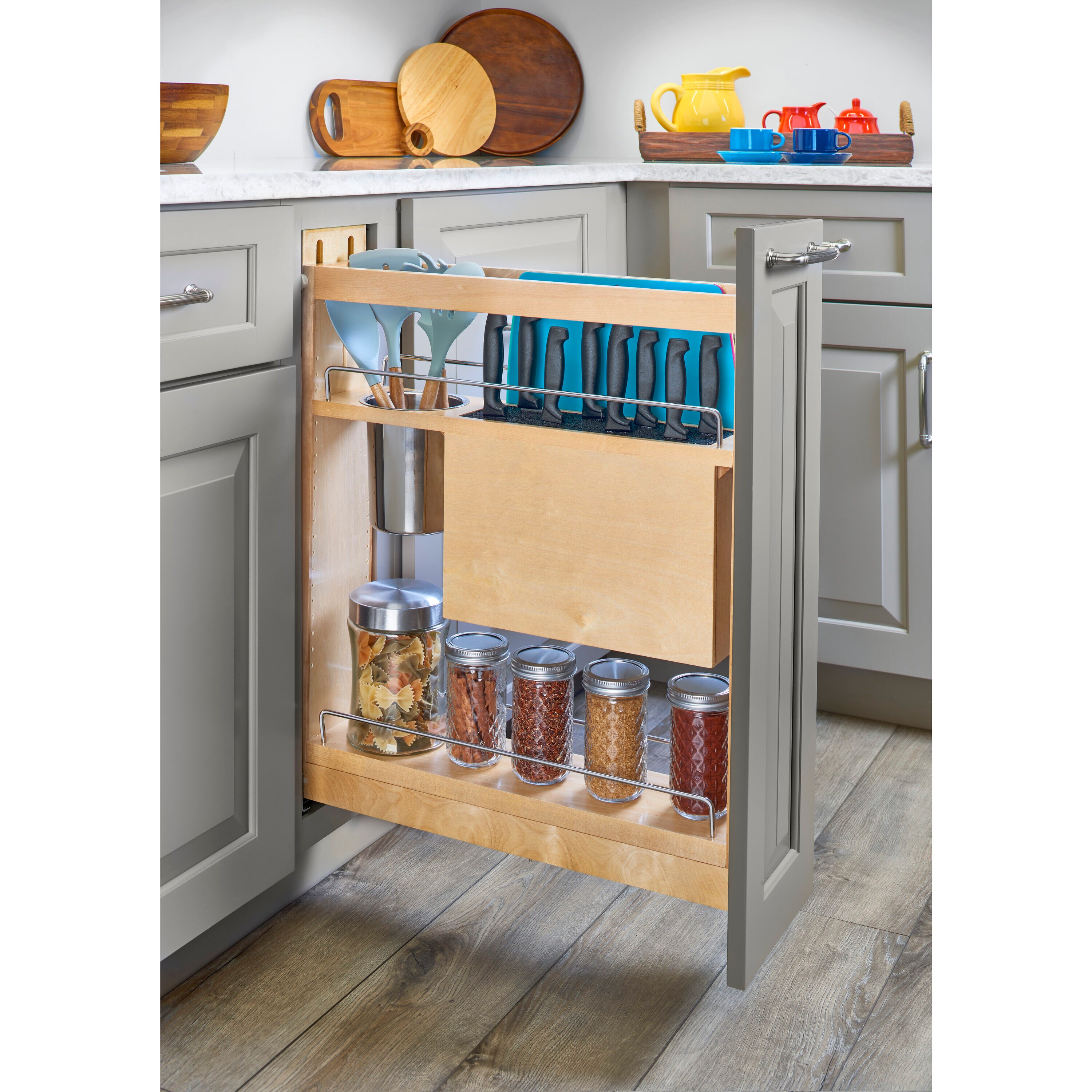 Rev-A-Shelf 448KB-BCSC-5C Pull-Out-Cabinet-Baskets - View #3
