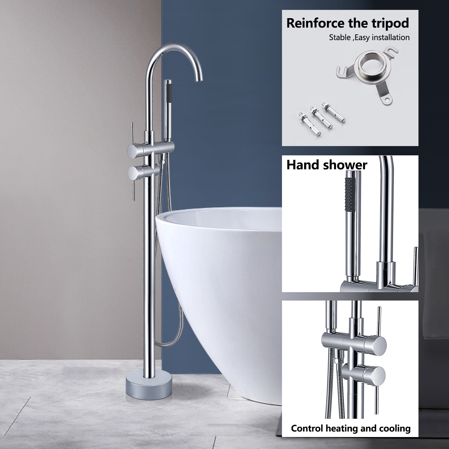 Topcraft FF012 Roman-Tub-Faucets - View #12