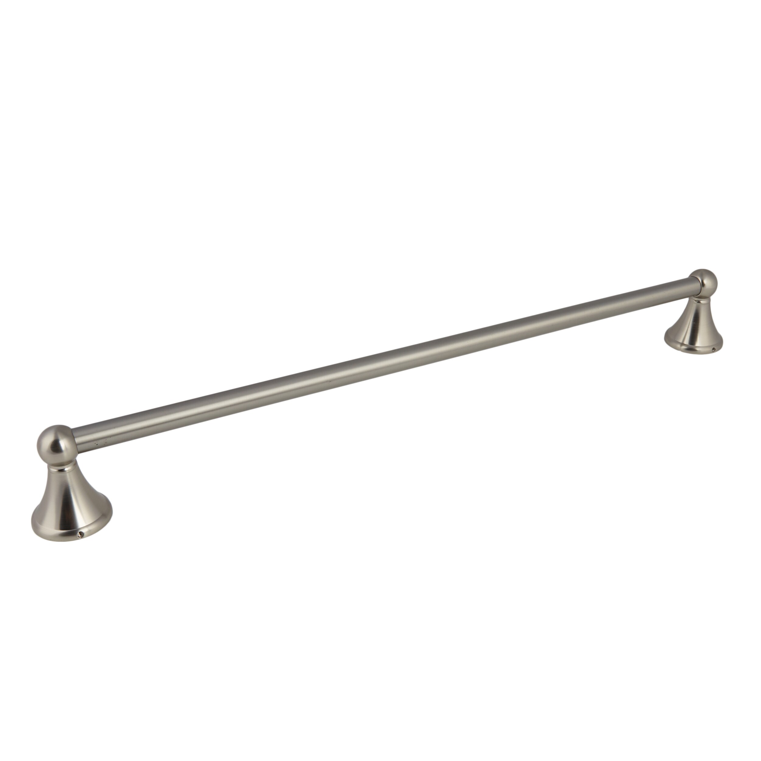 Style Selections Jakob Brushed Nickel Wall Mount Single Post