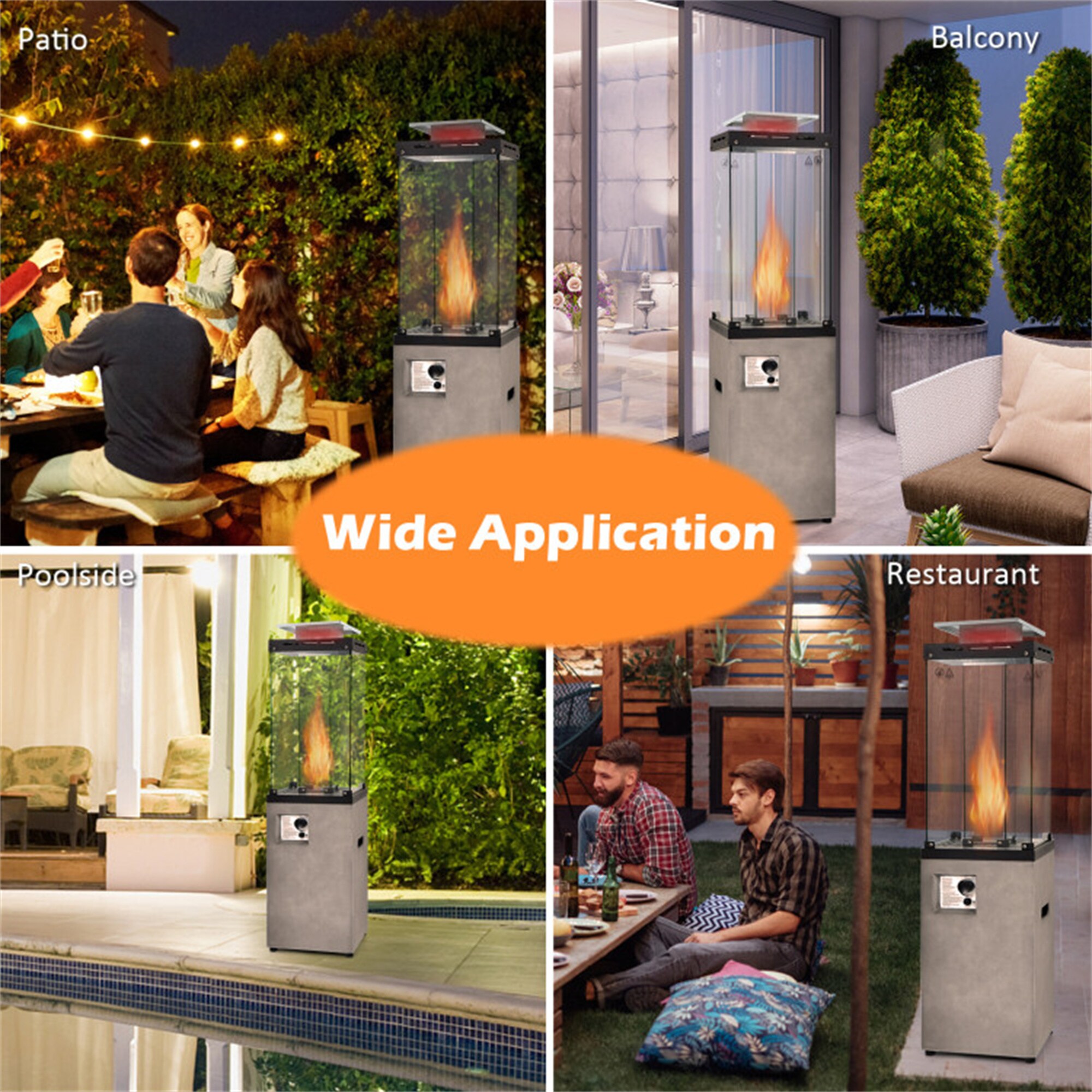 BABOOM BOM-P11219G-CO Outdoor-Gas-Patio-Heaters - View #8