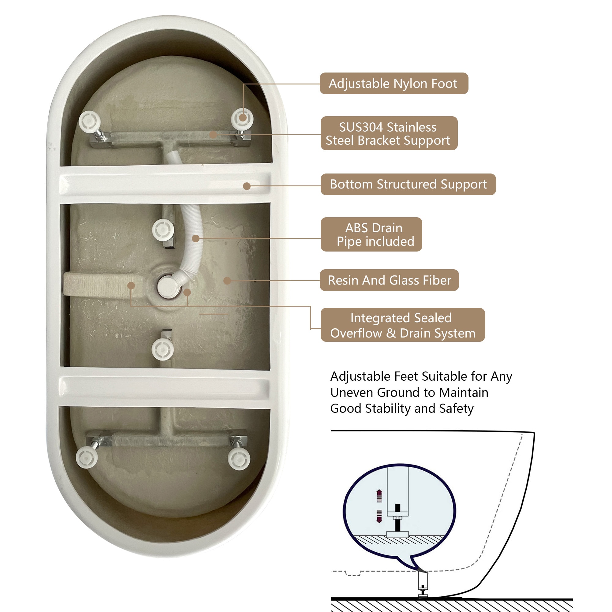 CASAINC CV-WBT19 bathtubs - View #14