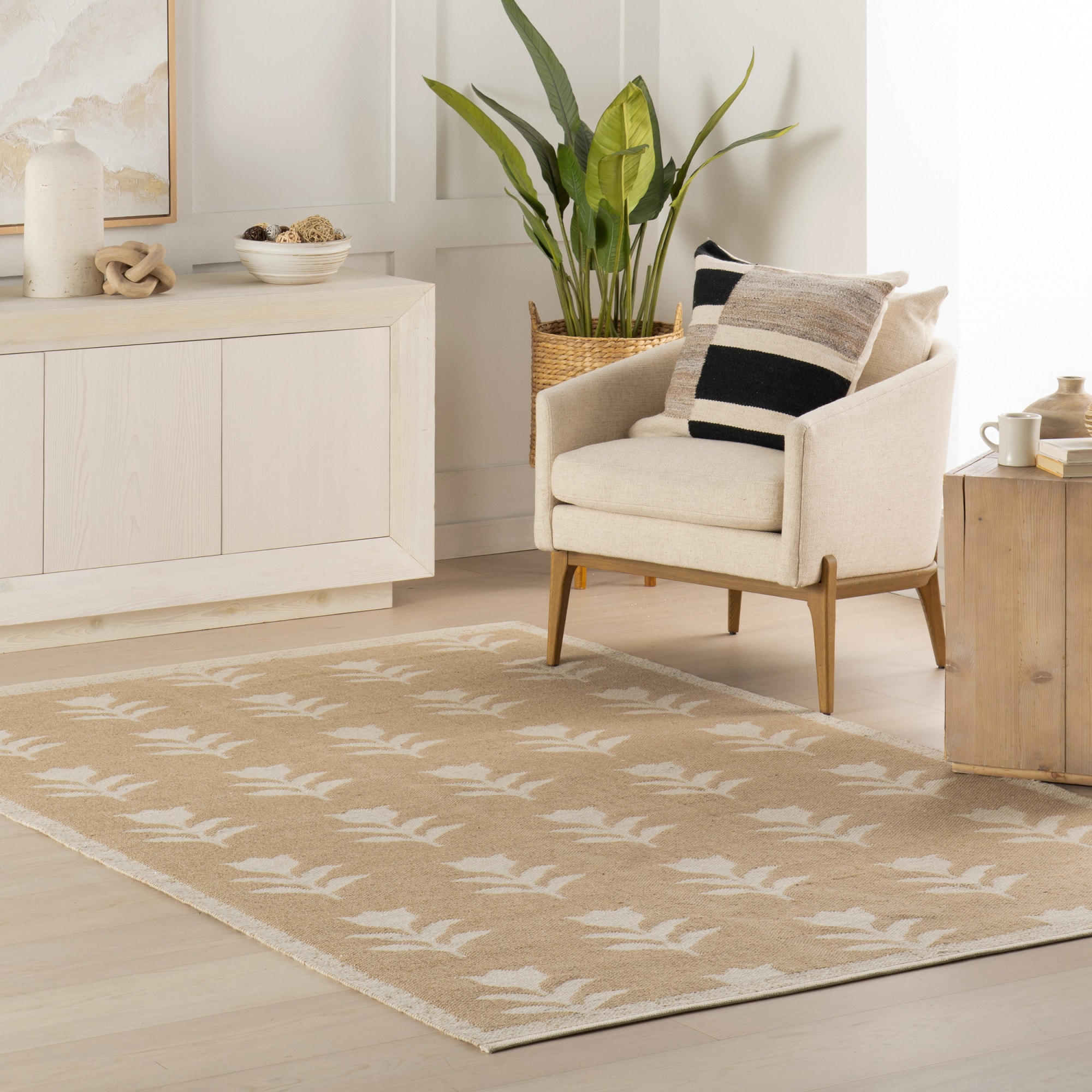 nuLOOM 200SVWY01A-406 Vayana Floral Farmhouse Area Rug