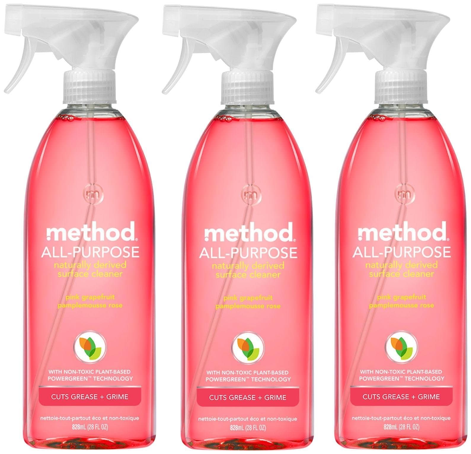 method  Pink Grapefruit All-Purpose Surface Cleaner 28 fl oz (3 Pack)