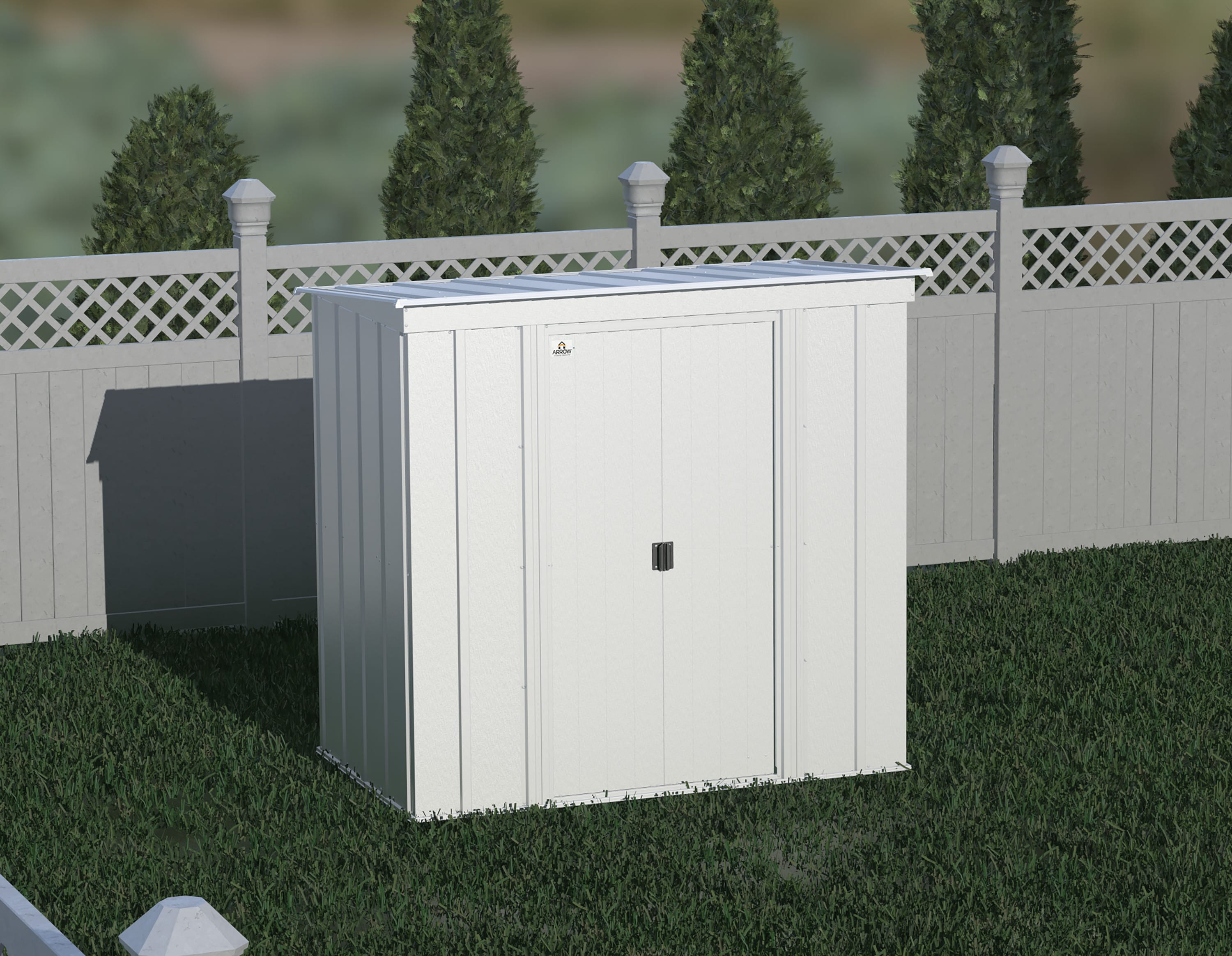 Arrow CLP64FG Metal-Storage-Buildings-Sheds - View #10