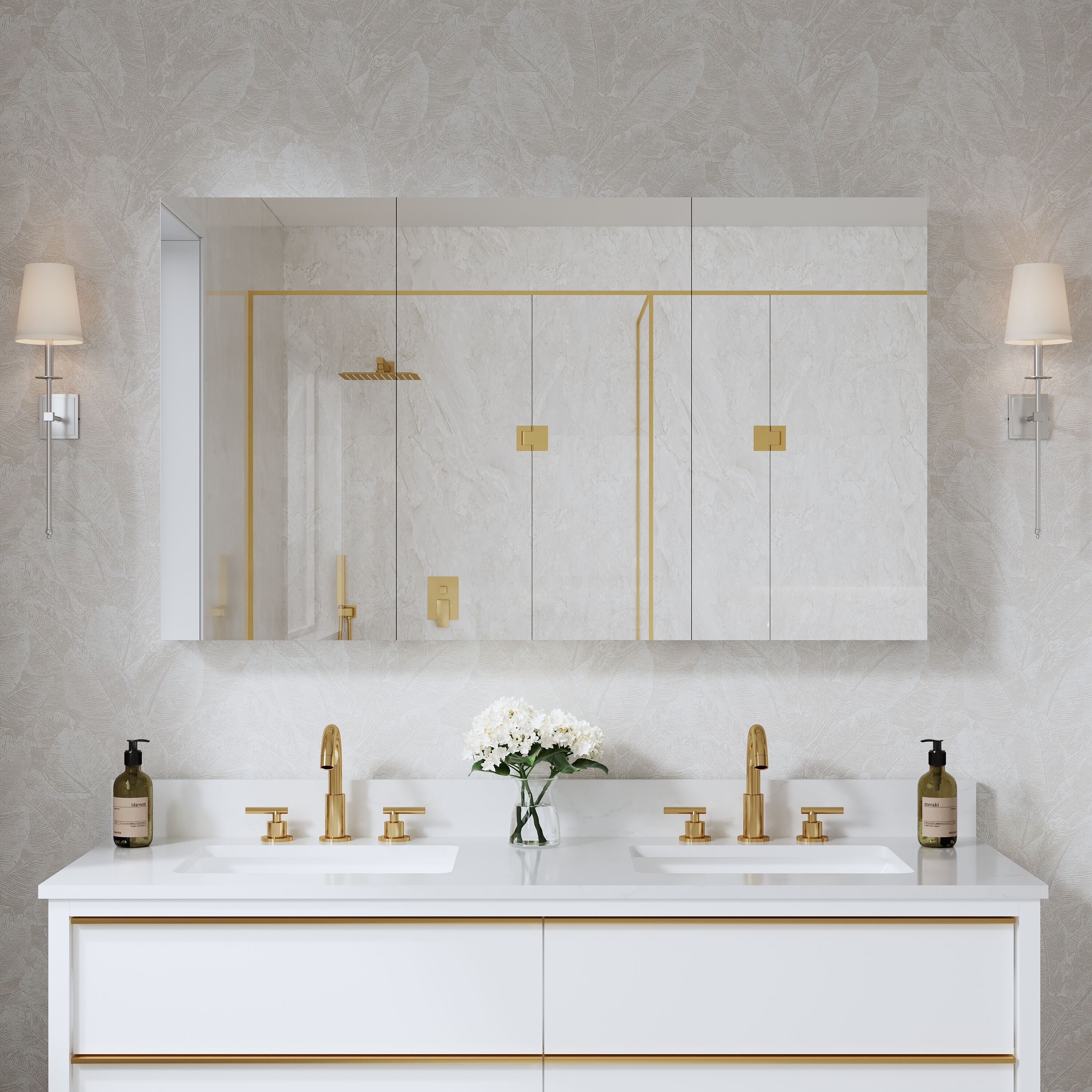WELLFOR EXM-7236JTFL Bathroom-Medicine-Cabinets - View #9