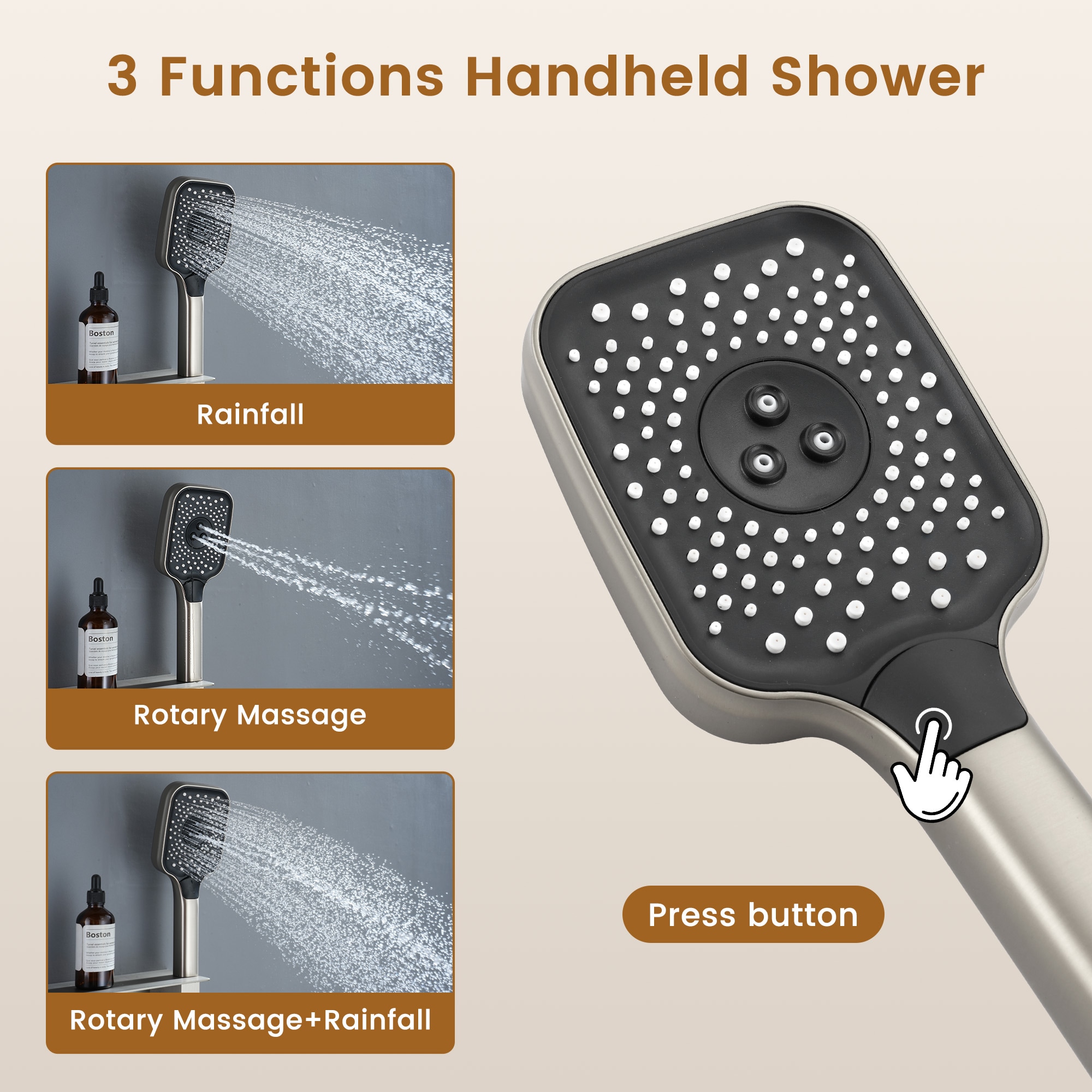 CASAINC MCS181-10BG Showerhead-Bar-Panels - View #8