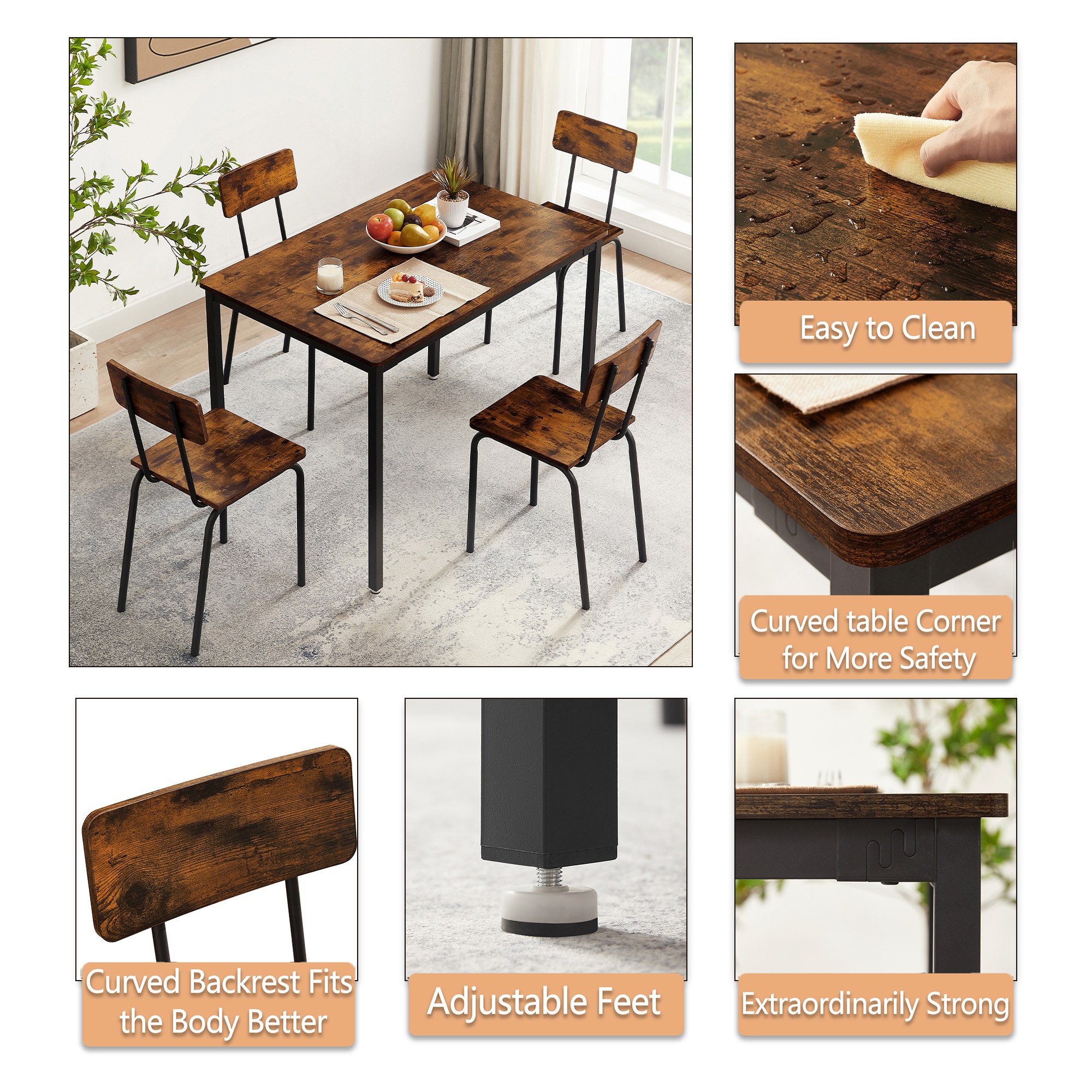 Sumyeg TO-232-BR Dining-Sets - View #5