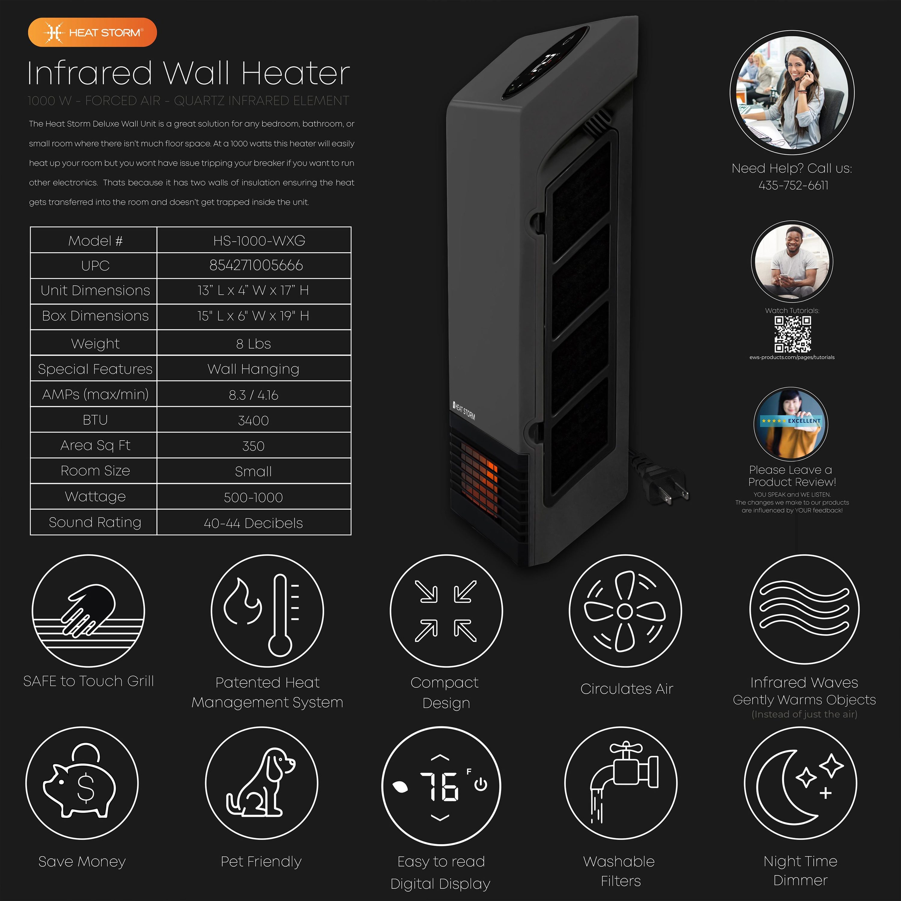 Heat Storm HS-1000-WXG Portable-Electric-Heat - View #10