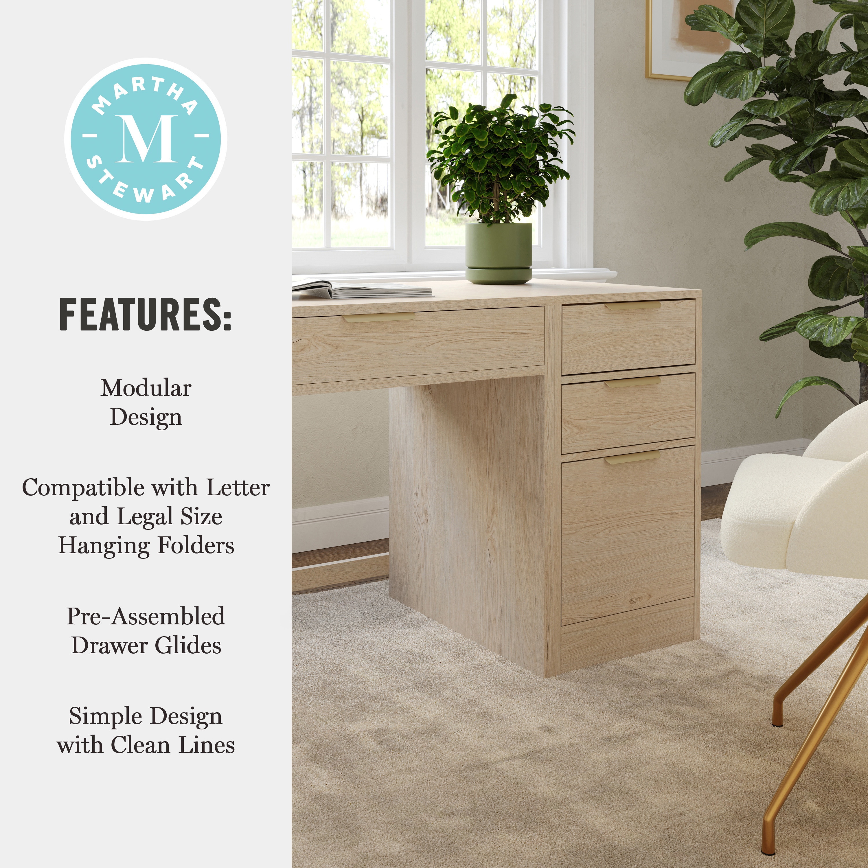 Martha Stewart 196861192678 Home-Office-Furniture-Sets - View #6