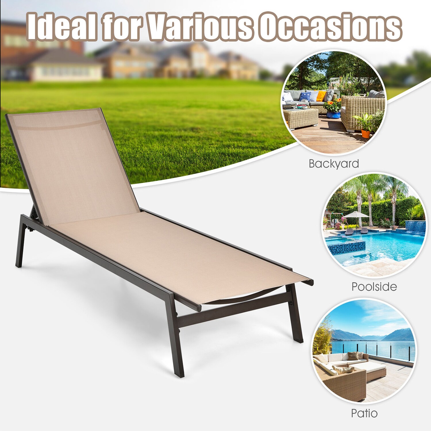 Forclover HYFE-70828CF Patio-Chairs - View #2
