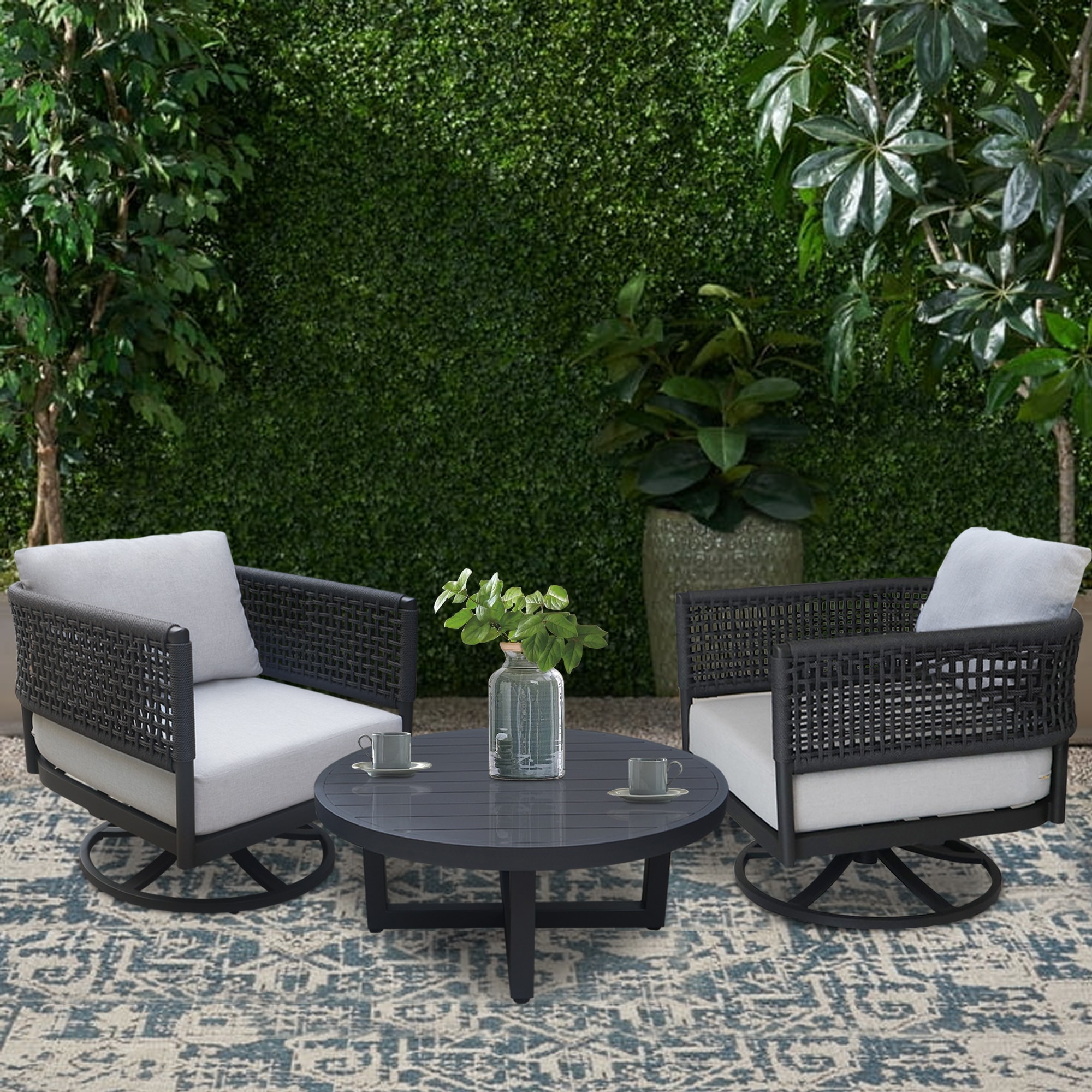 International Concepts KODOT-12RC-201SW-2 Patio-Conversation-Sets - View #3