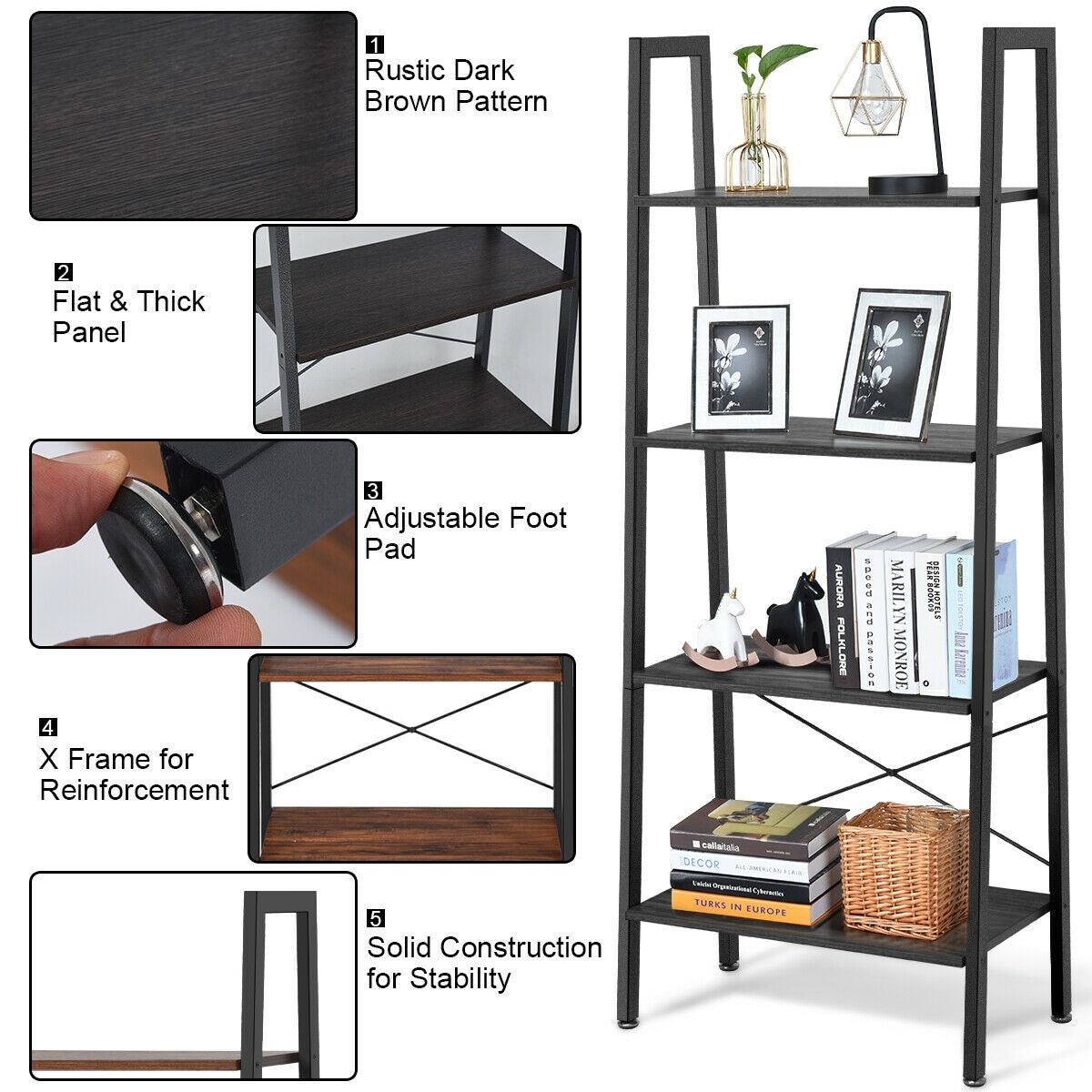 CASAINC WF-HW61498SL-LA bookcases - View #5