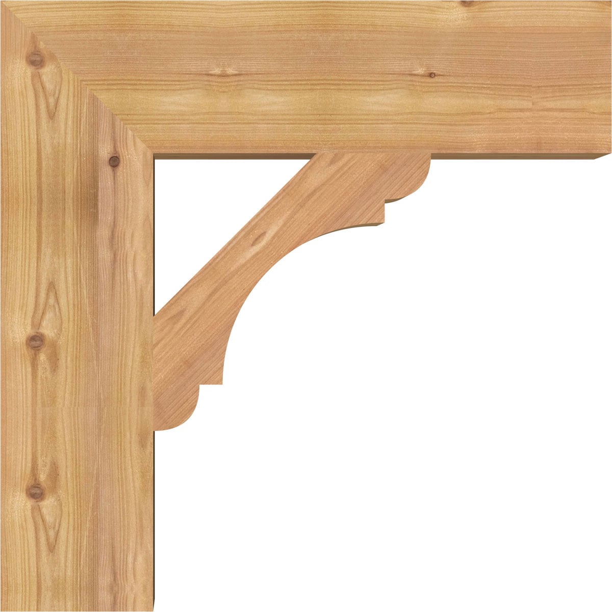 Ekena Millwork BKT06X22X22OLY05SWR Exterior-Brackets-Braces - View #3
