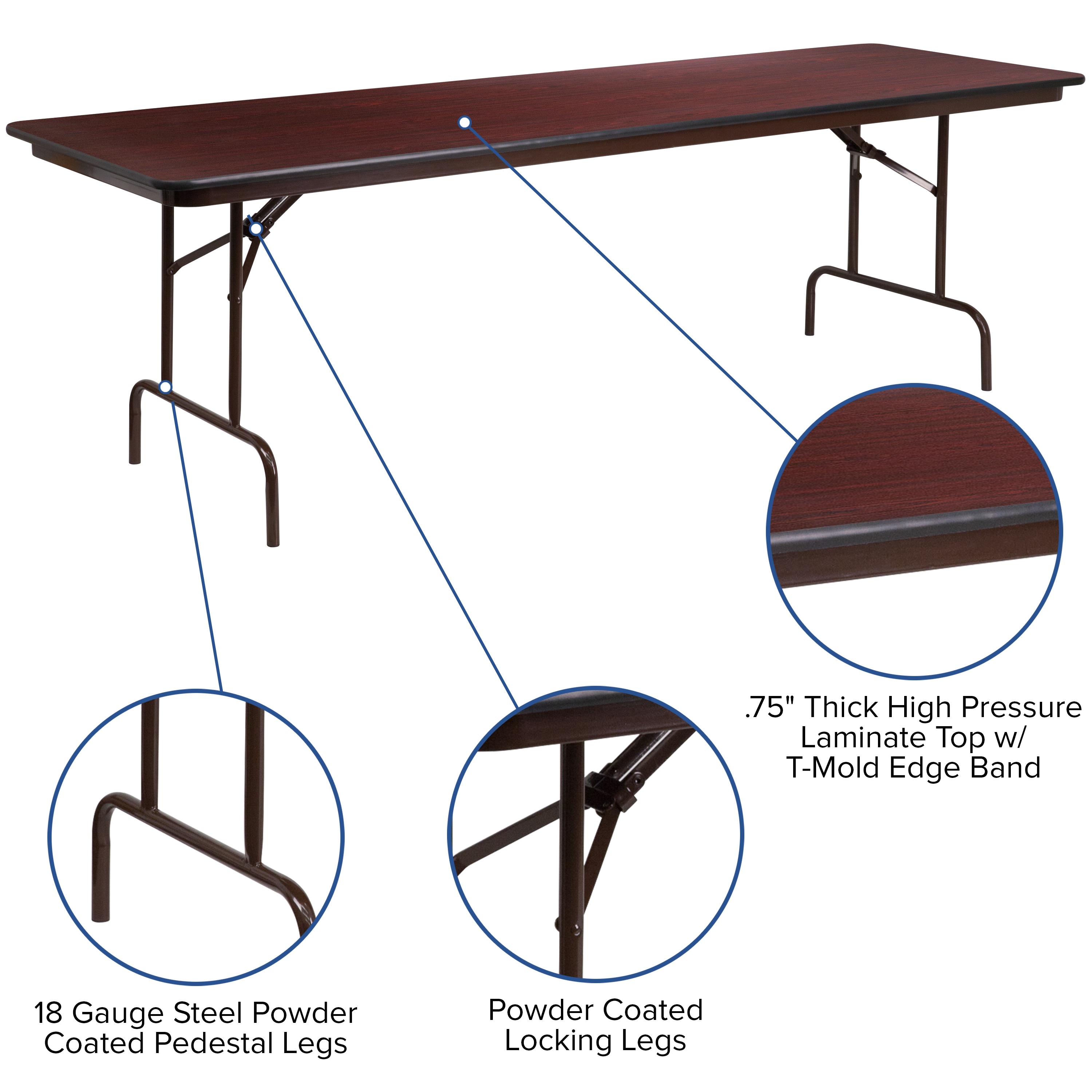 Flash Furniture 847254099479 Folding-Tables - View #4