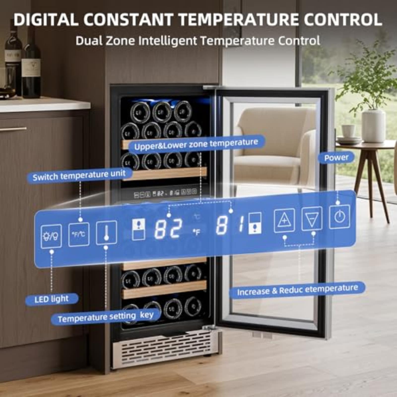 COWSAR W5174C Wine-Chillers - View #2