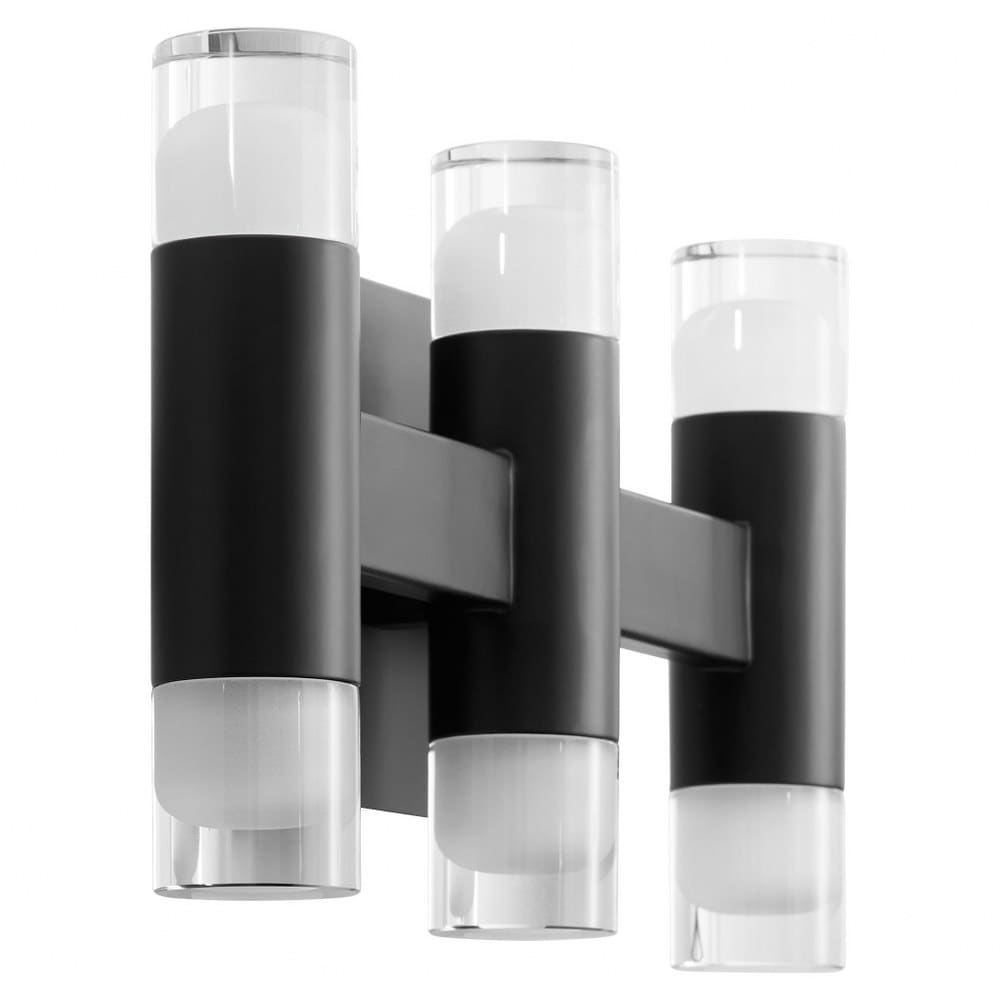 Oxygen Lighting Alarum 6 - Light Black - LED Wall Sconce