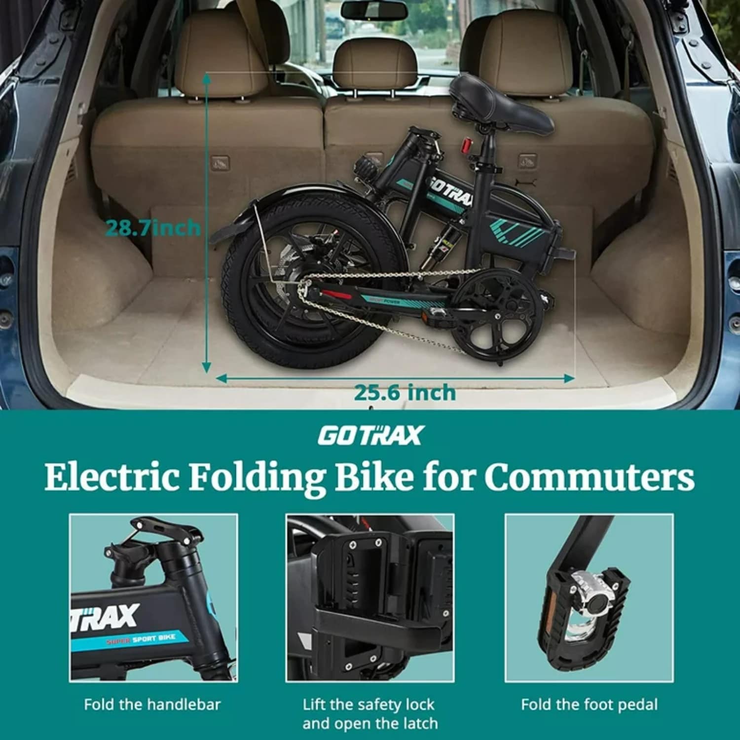 GOTRAX GT-EBE1-BLACK bikes - View #4