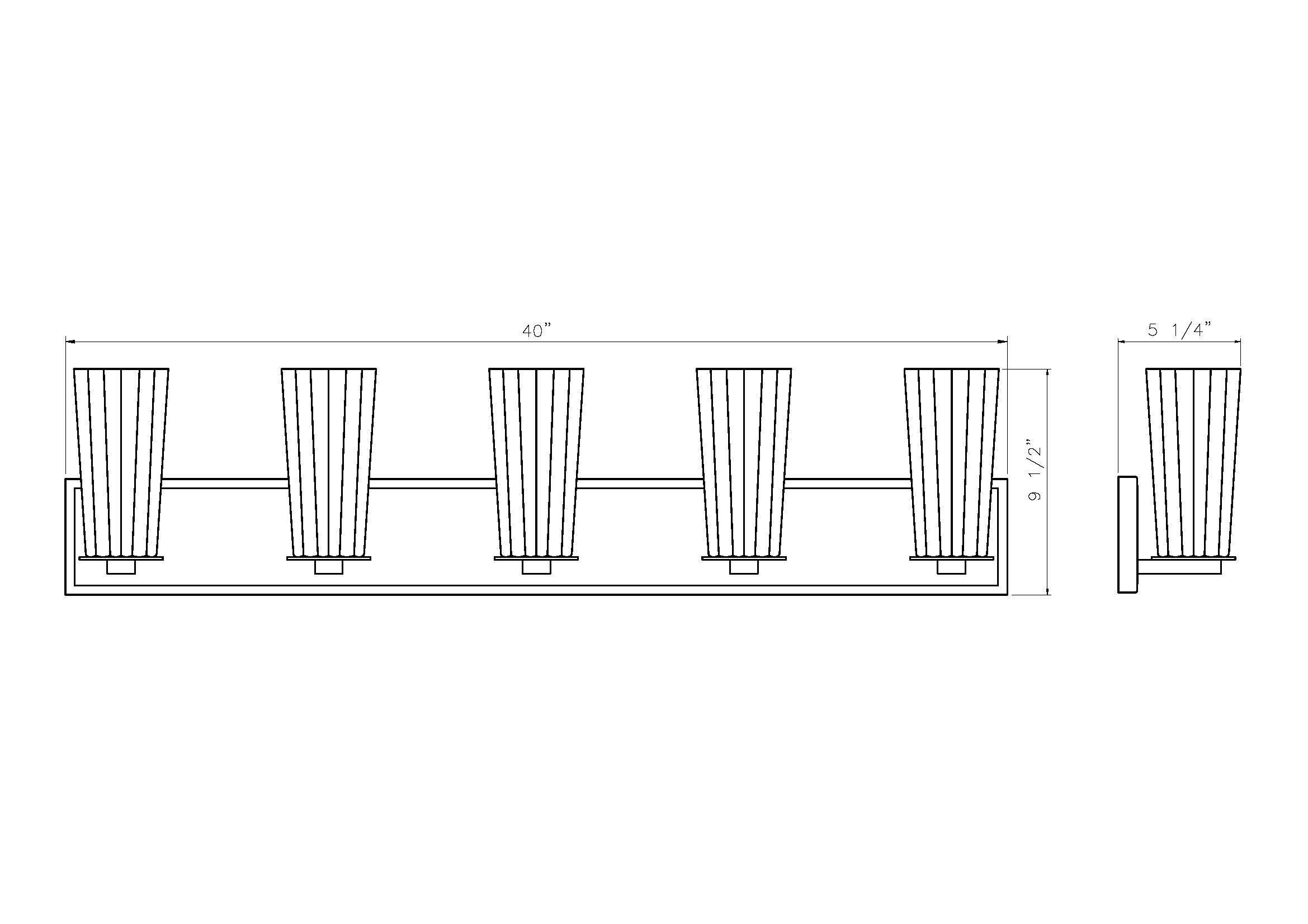 Z-Lite 826-5V-BN b089995 - View #8