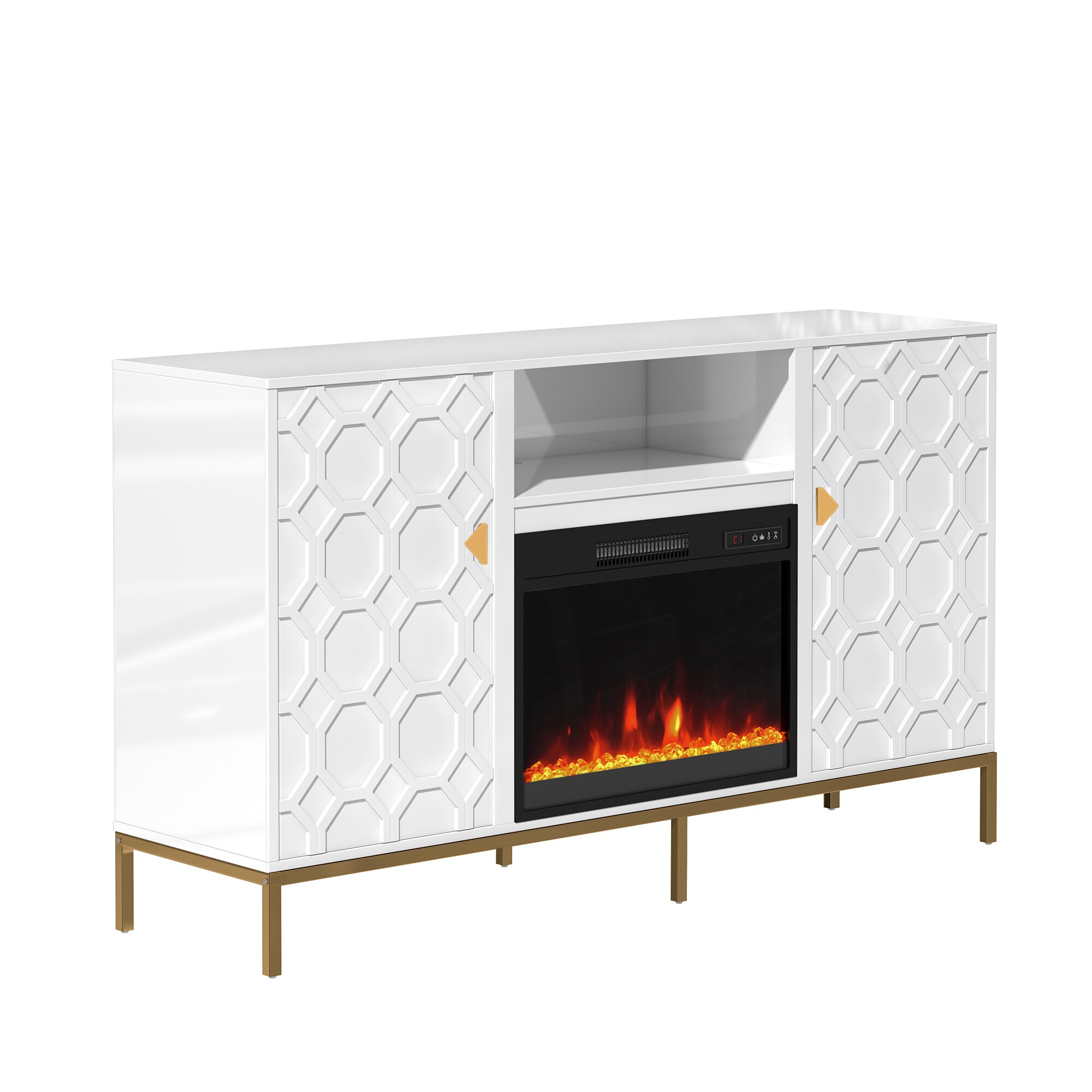 Clihome CL-JH0523-WH Electric-Fireplaces - View #7