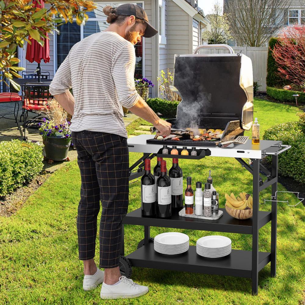 BABOOM BOM-0812BK-CO Grill-Carts-Grill-Stands - View #10