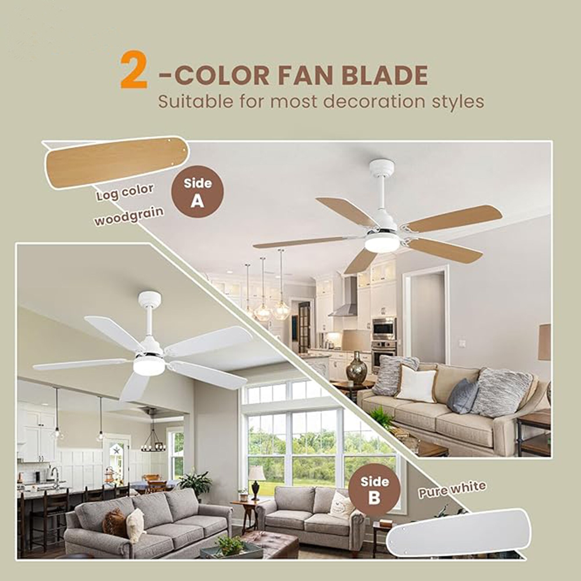 Bybafun YB5100130 Ceiling-Fans - View #2