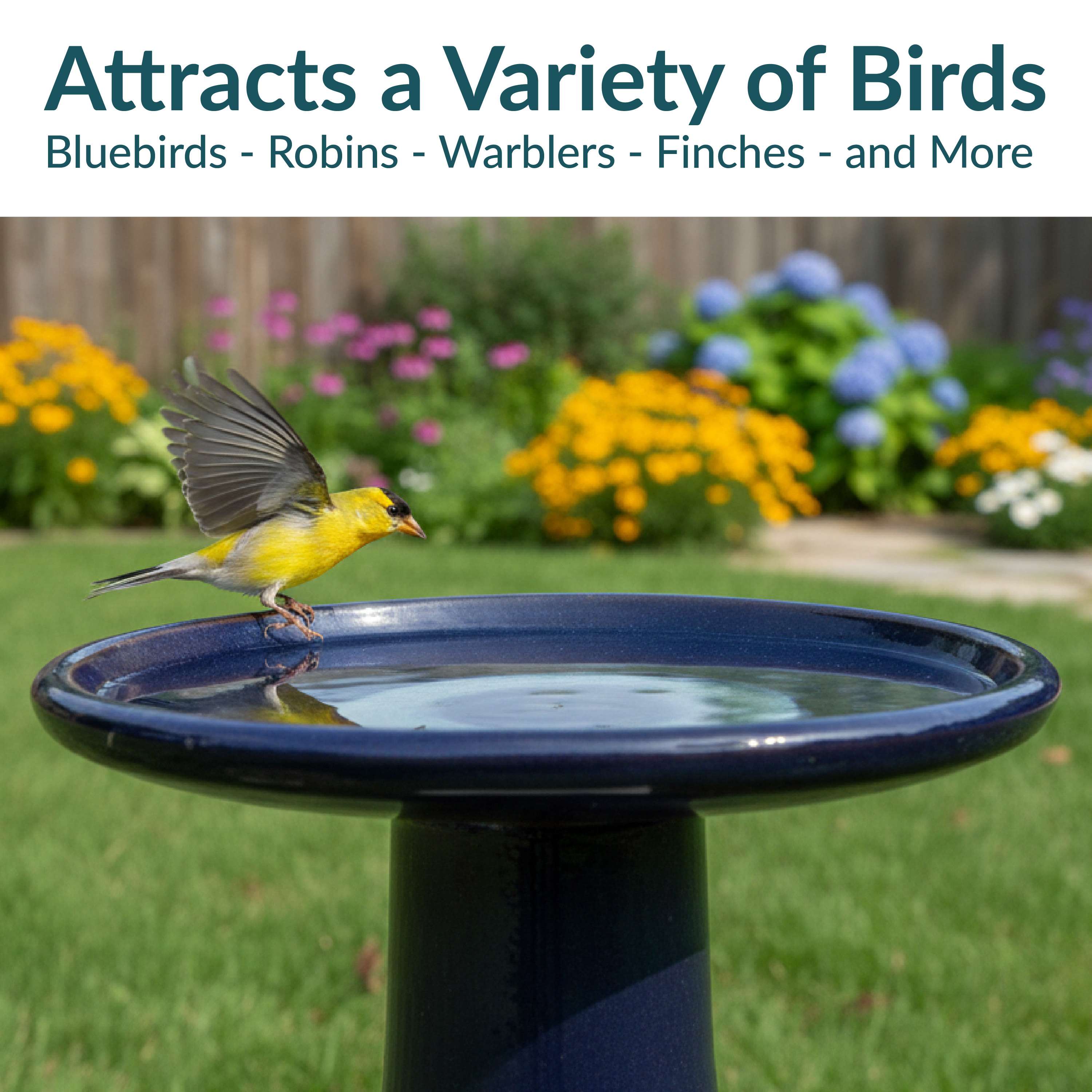 Sunnydaze Decor AP-8401 birdbaths - View #3