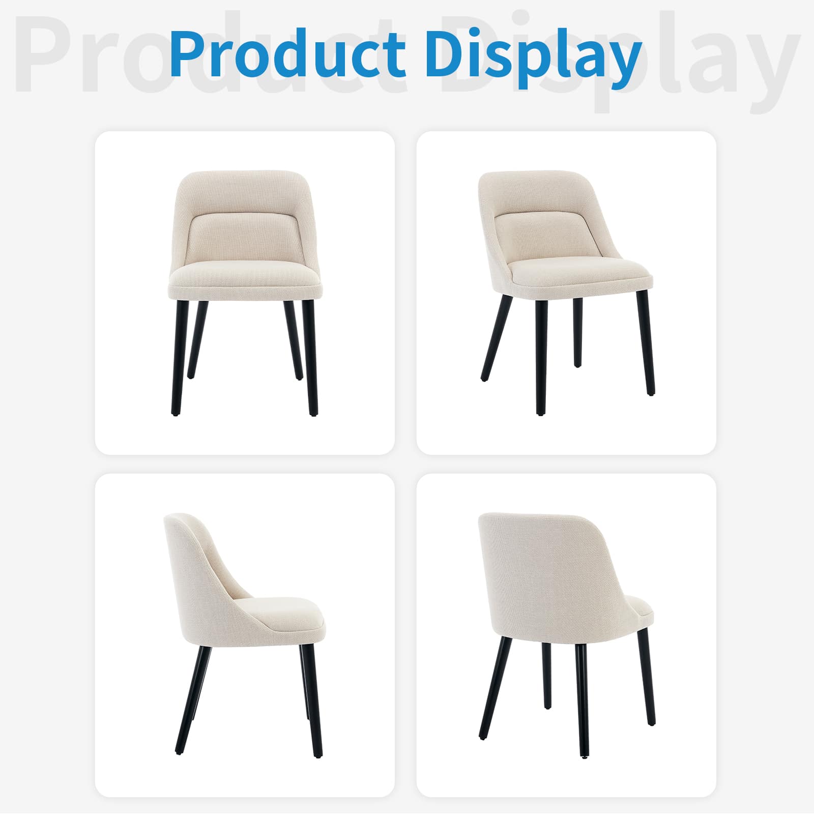 Qeetex SUN-PHK-33PQN6F4 Dining-Chairs - View #4