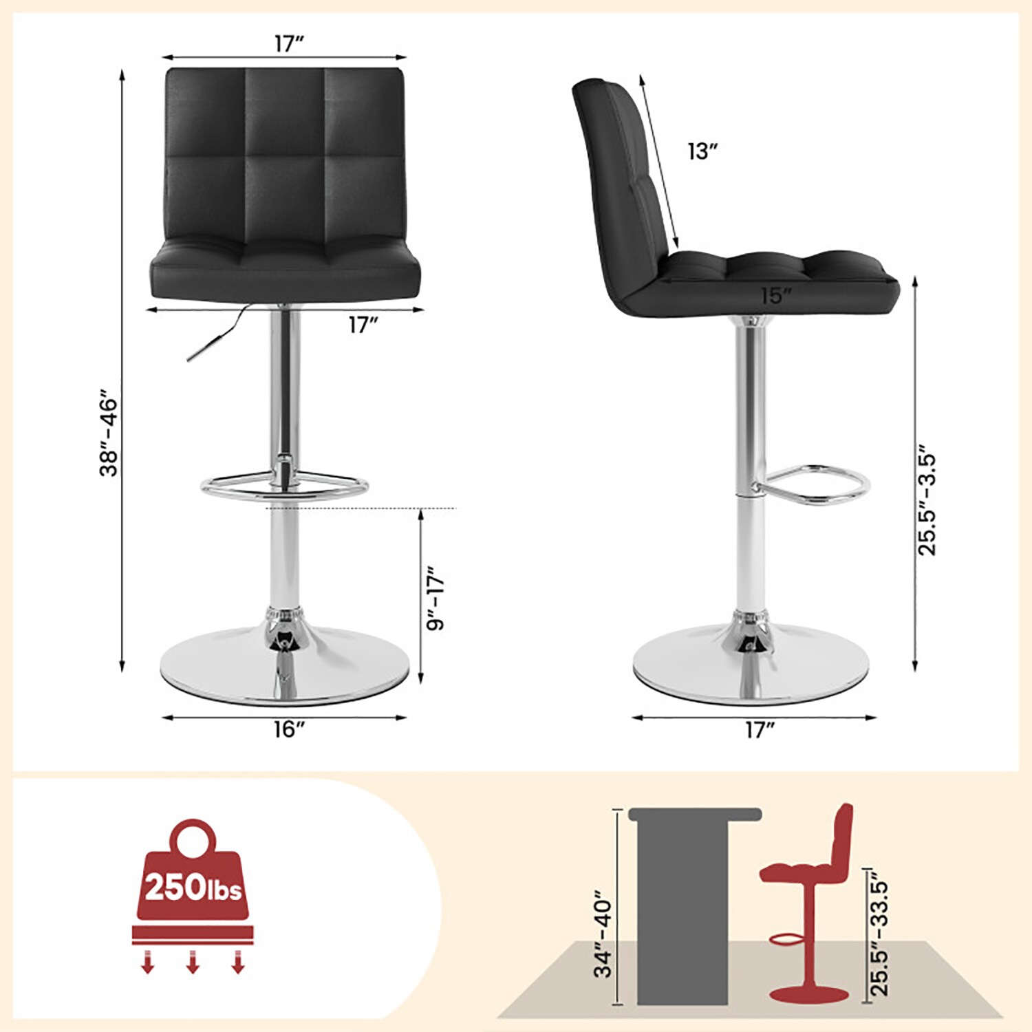 GZMR GZ-B083172 stools - View #2
