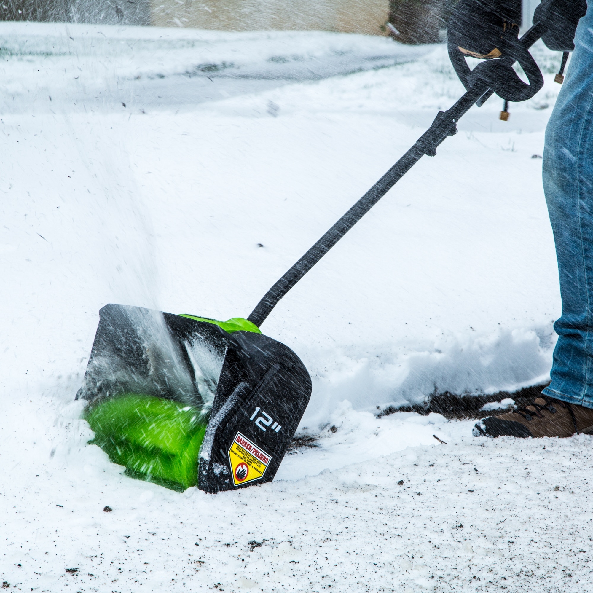 Greenworks Pro 80-volt 12-in Single-stage Push Cordless Electric Snow Blower  (Battery and Charger Not Included) in the Snow Blowers department at 