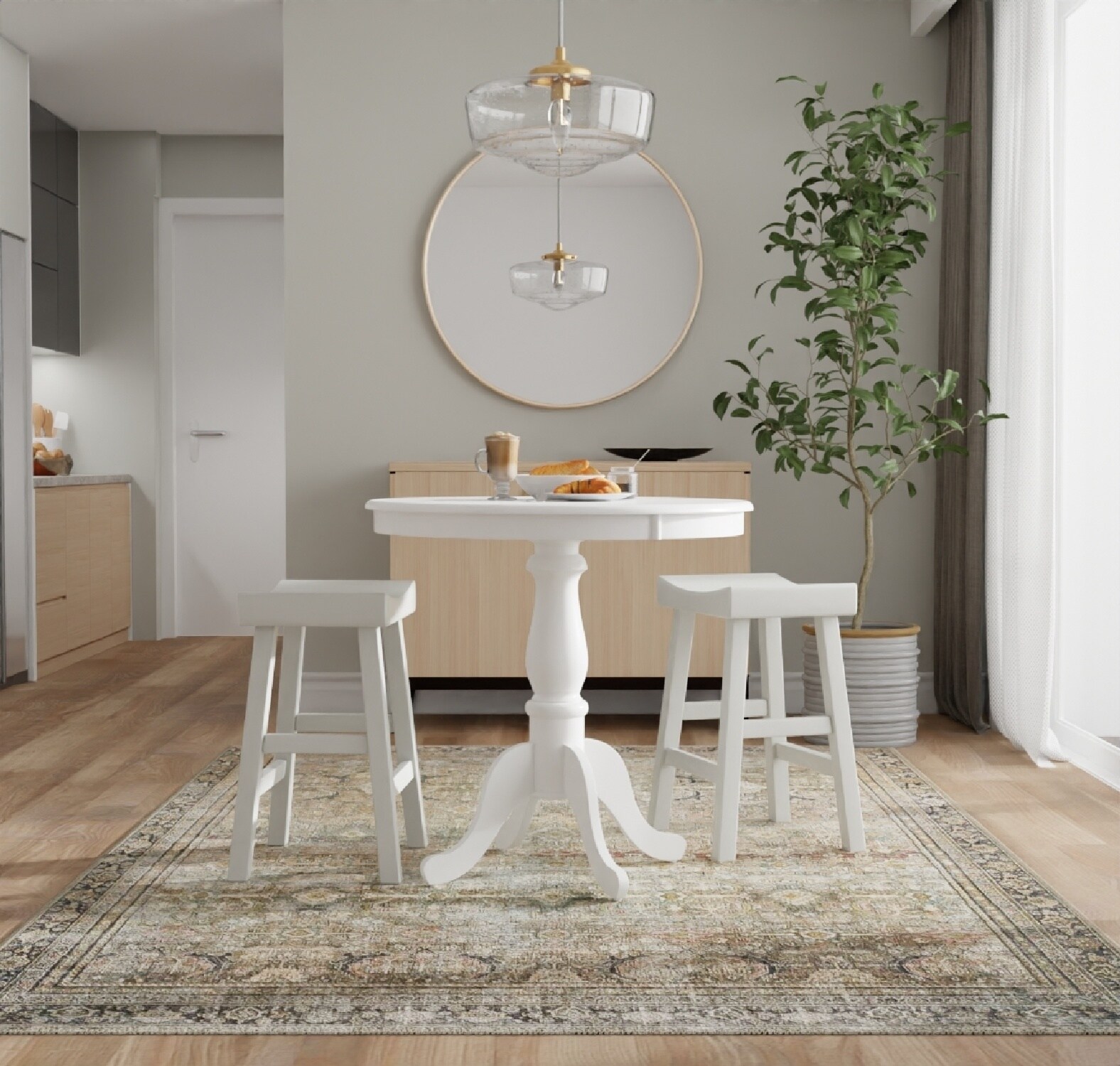 Carolina Cottage 3636B-PW Dining-Tables - View #10