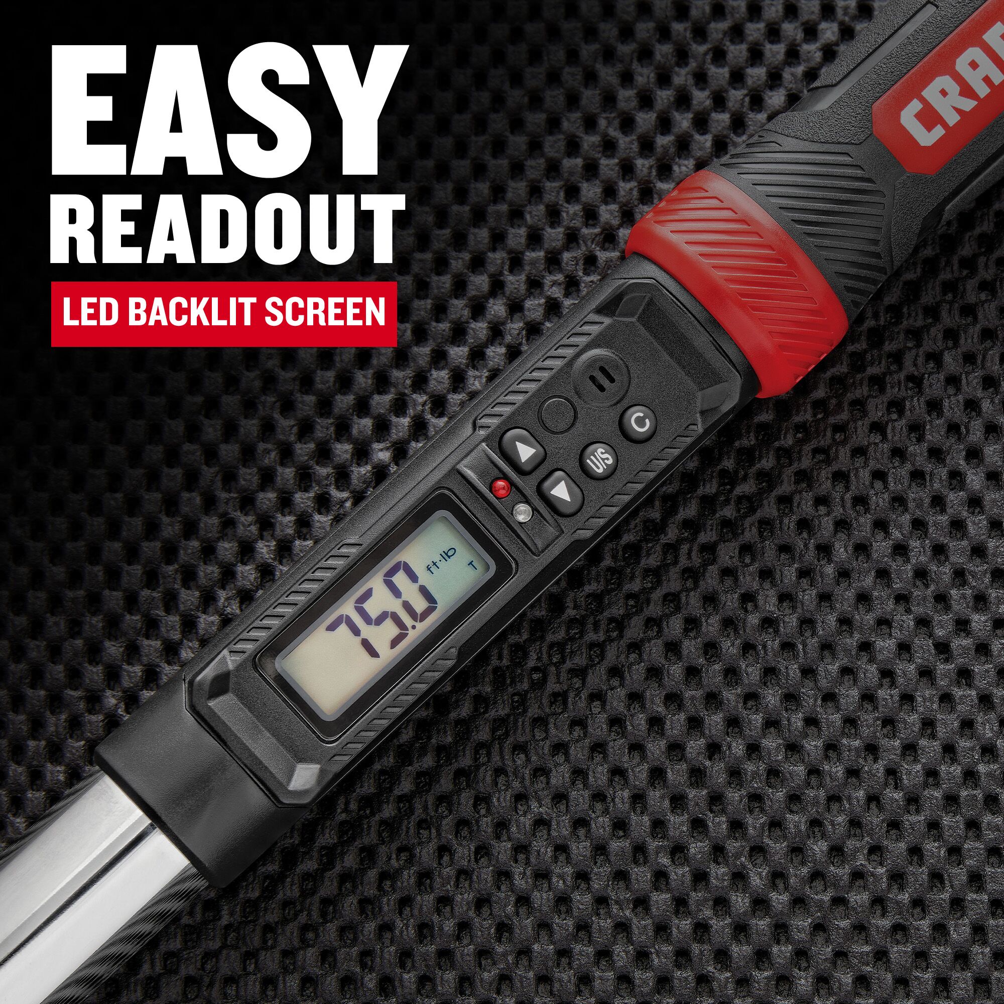 CRAFTSMAN 1 2 in Drive Digital Torque Wrench 50 ft lb to 250 ft lb with Batteries Included CMMT99436 at Lowes